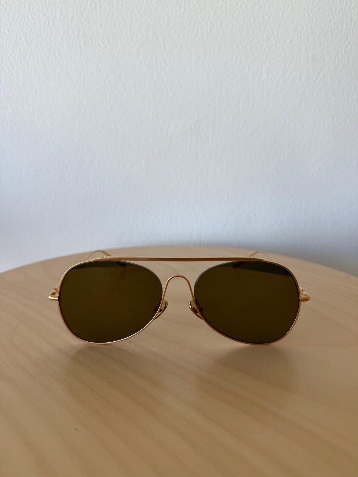 Acne Studios New acne studios spitfire sunglasses gold metal aviator m Size ONE SIZE - 1 Thumbnail