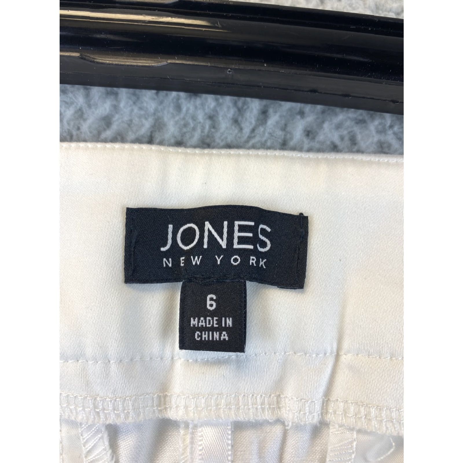 Jones New York Jones New York Women's Casual Pants Size 6 White Stretch Department Store MSRP 9 Size 28" / US 6 / IT 42 - 6 Thumbnail
