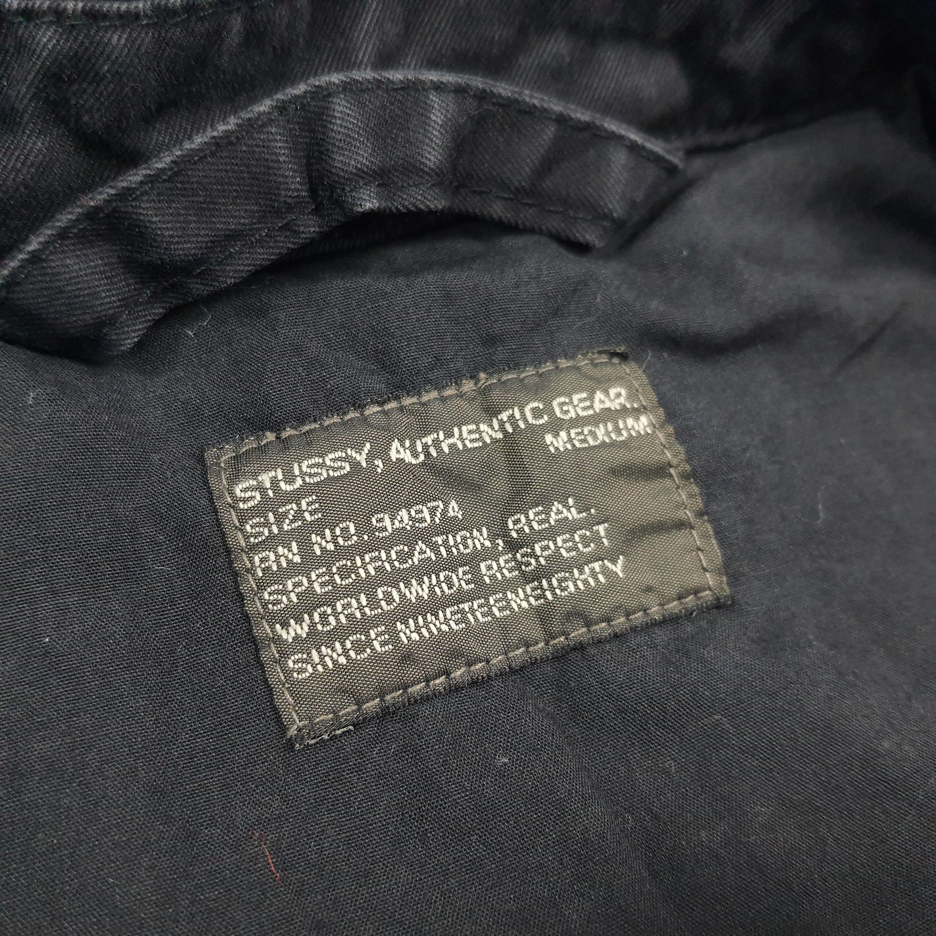 Stussy Vintage Stussy Authentic Gear Bomber Jacket C308N4 Size US L / EU 52-54 / 3 - 6 Thumbnail