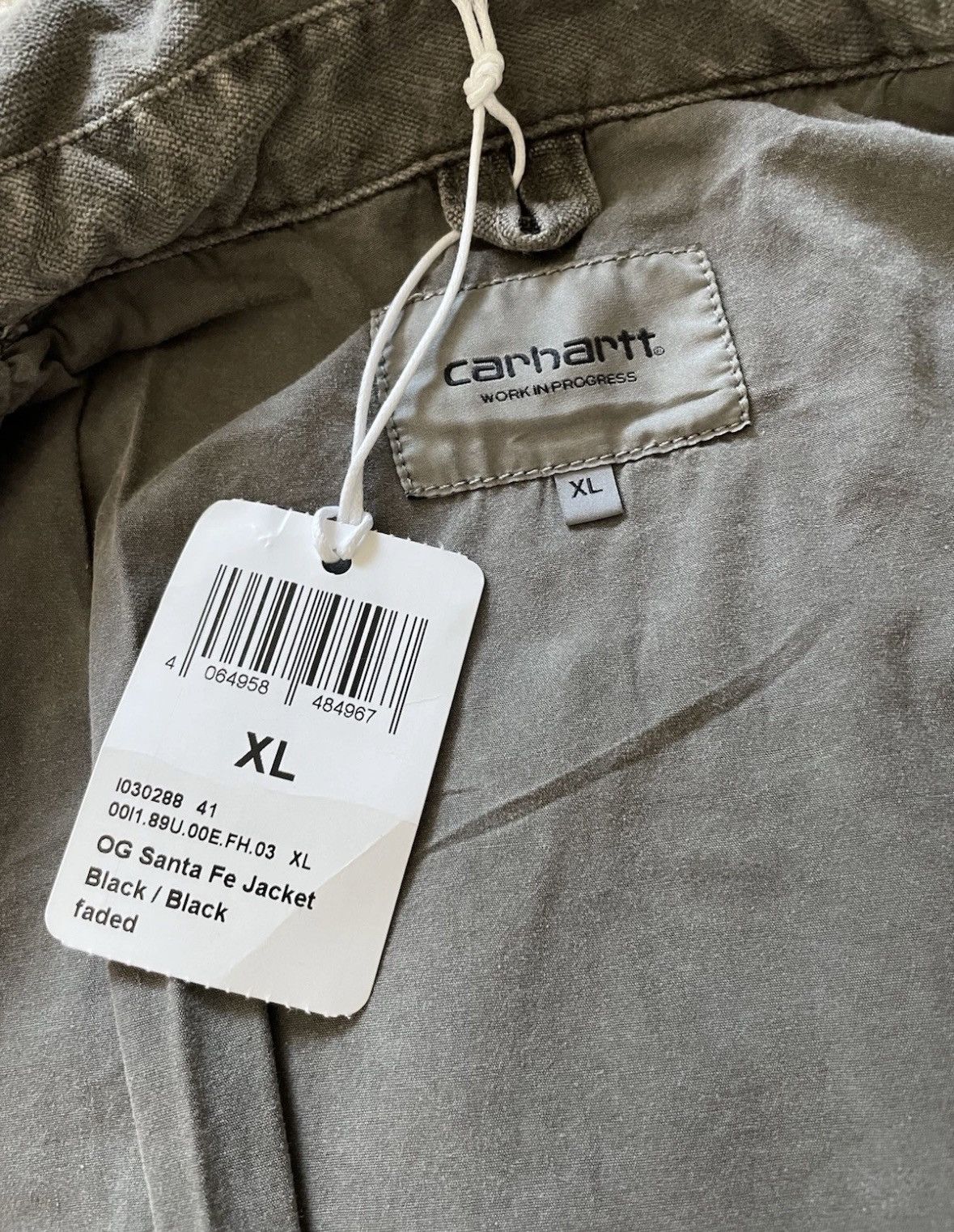 Carhartt Wip Carhartt WIP OG Santa Fe Jacket — Grey / Size XL Size US XL / EU 56 / 4 - 6 Thumbnail
