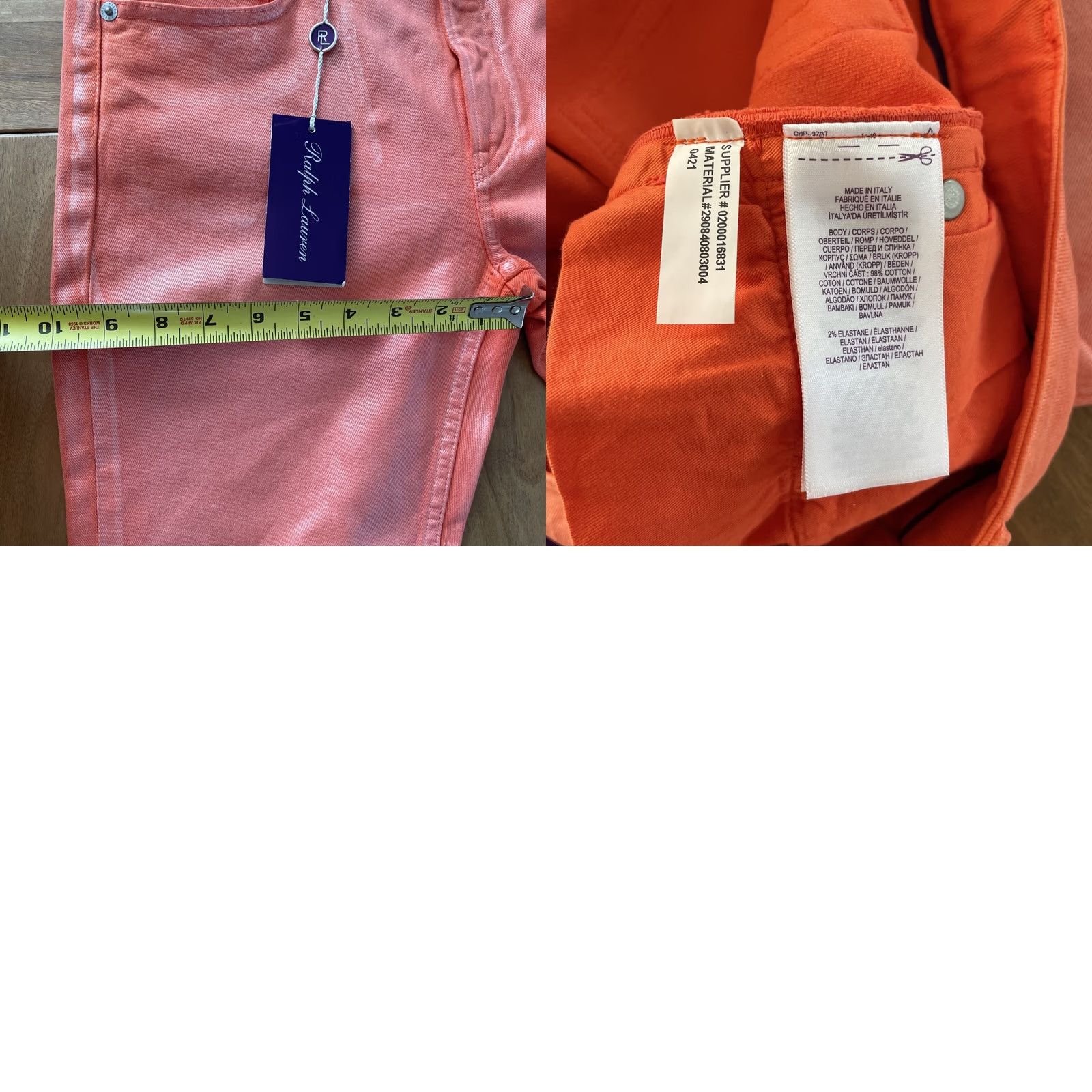 Ralph Lauren Ralph Lauren Purple Wax Skinny Jeans Women 27 - 29X28 Measurements Size 27" / US 4 / IT 40 - 10 Thumbnail