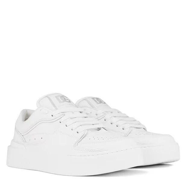 Dolce & Gabbana o1g2r1mq1024 Calfskin Nappa New Rom Sneakers in White Size US 9 / IT 39 - 3 Thumbnail