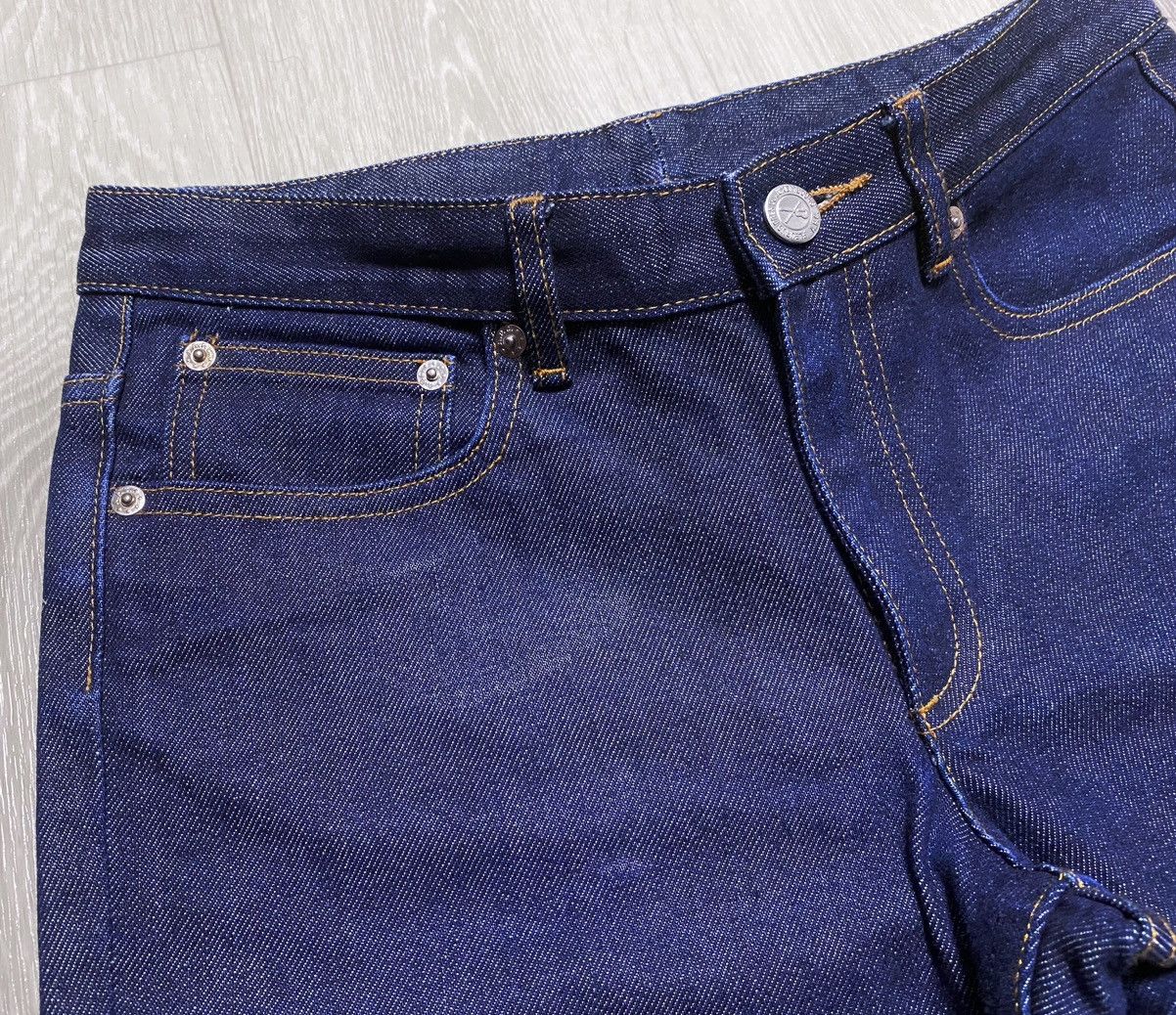 A.P.C. Womens A.P.C. APC Rue Madame Paris Slim Fit Navy Denim Jeans Size 28" / US 6 / IT 42 - 13 Thumbnail