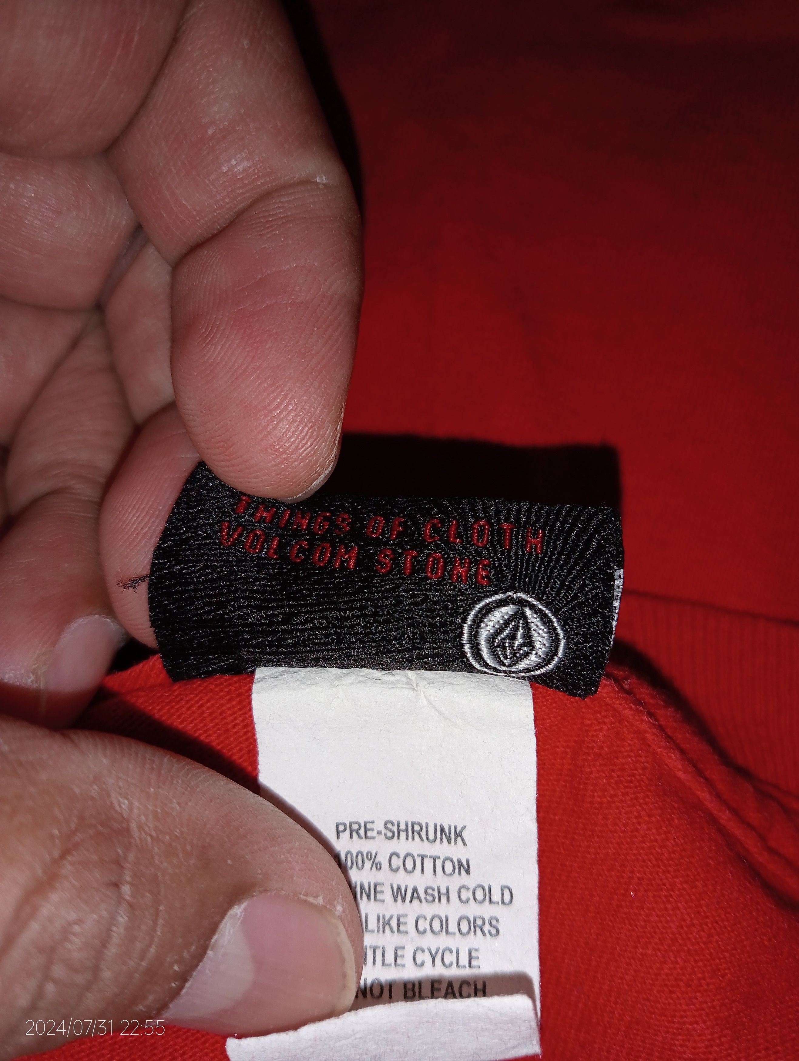Volcom Vintage Volcom Big Logo Tee Size US XL / EU 56 / 4 - 2 Thumbnail