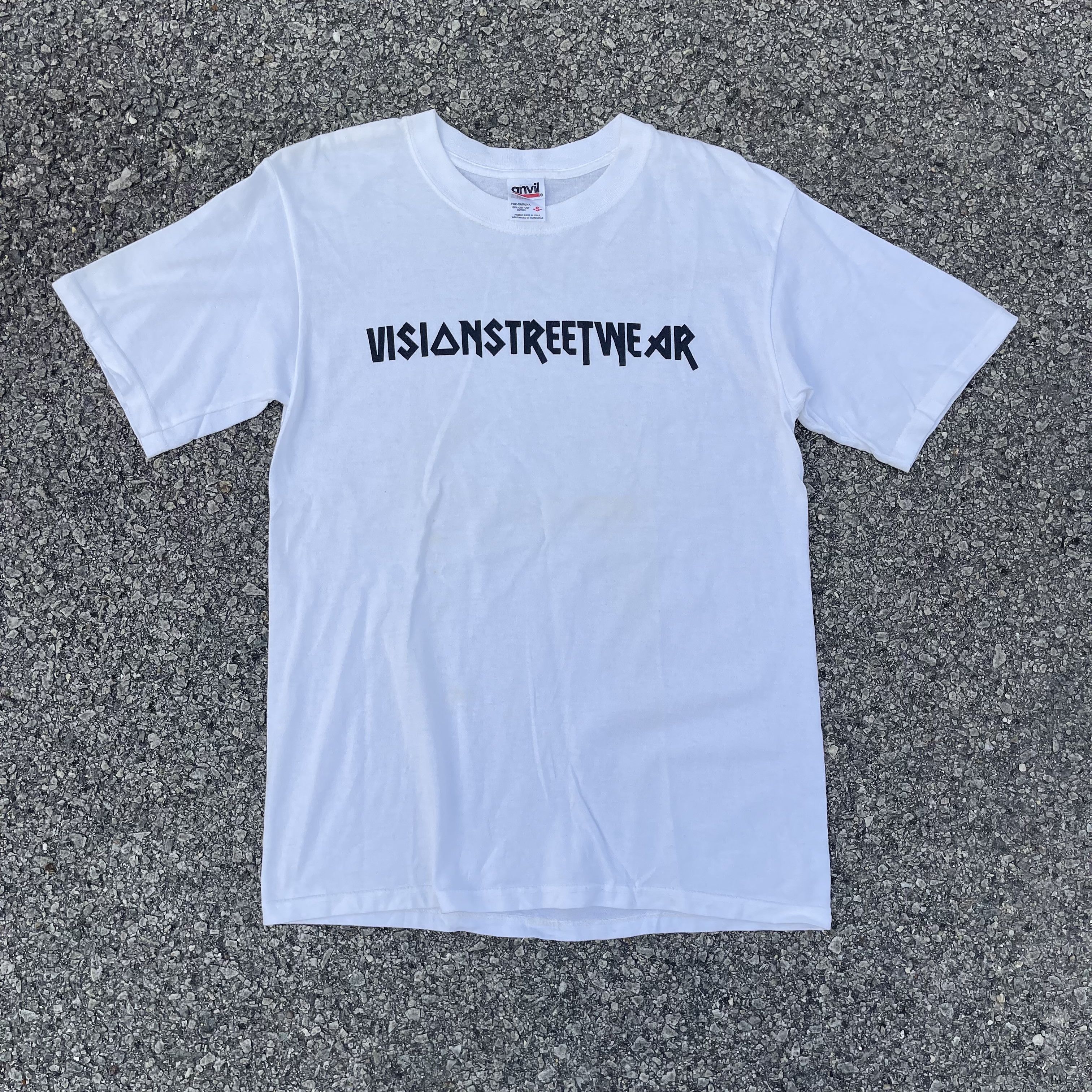 Vision Streetwear Vintage Y2K Vision Streetwear Anvil Tag 90s Made in USA Size US S / EU 44-46 / 1 - 1 Thumbnail