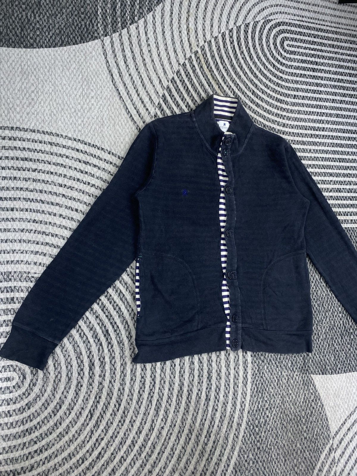 R.Newbold Vtg R.Newbold Button Up Striped Lining Sweat Jacket Size US M / EU 48-50 / 2 - 5 Thumbnail