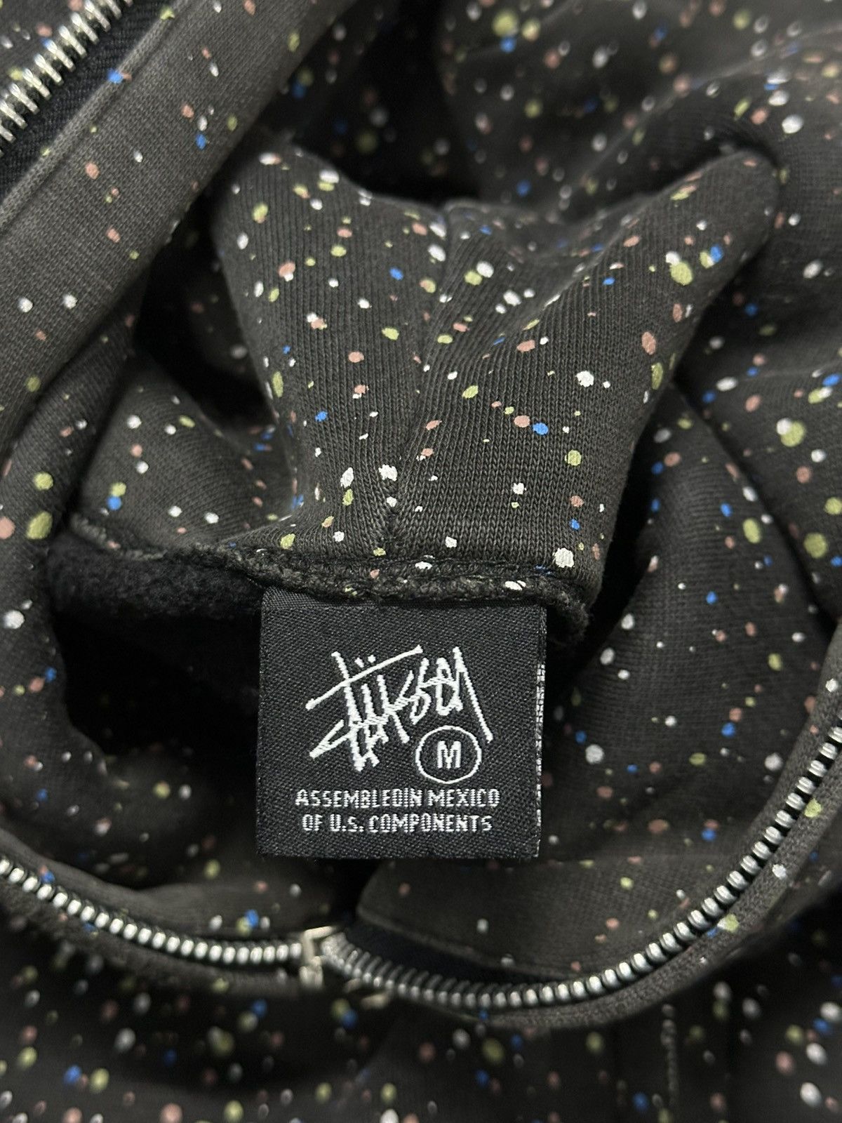 Vintage Distress Stussy Hoodie . Size US M / EU 48-50 / 2 - 3 Thumbnail