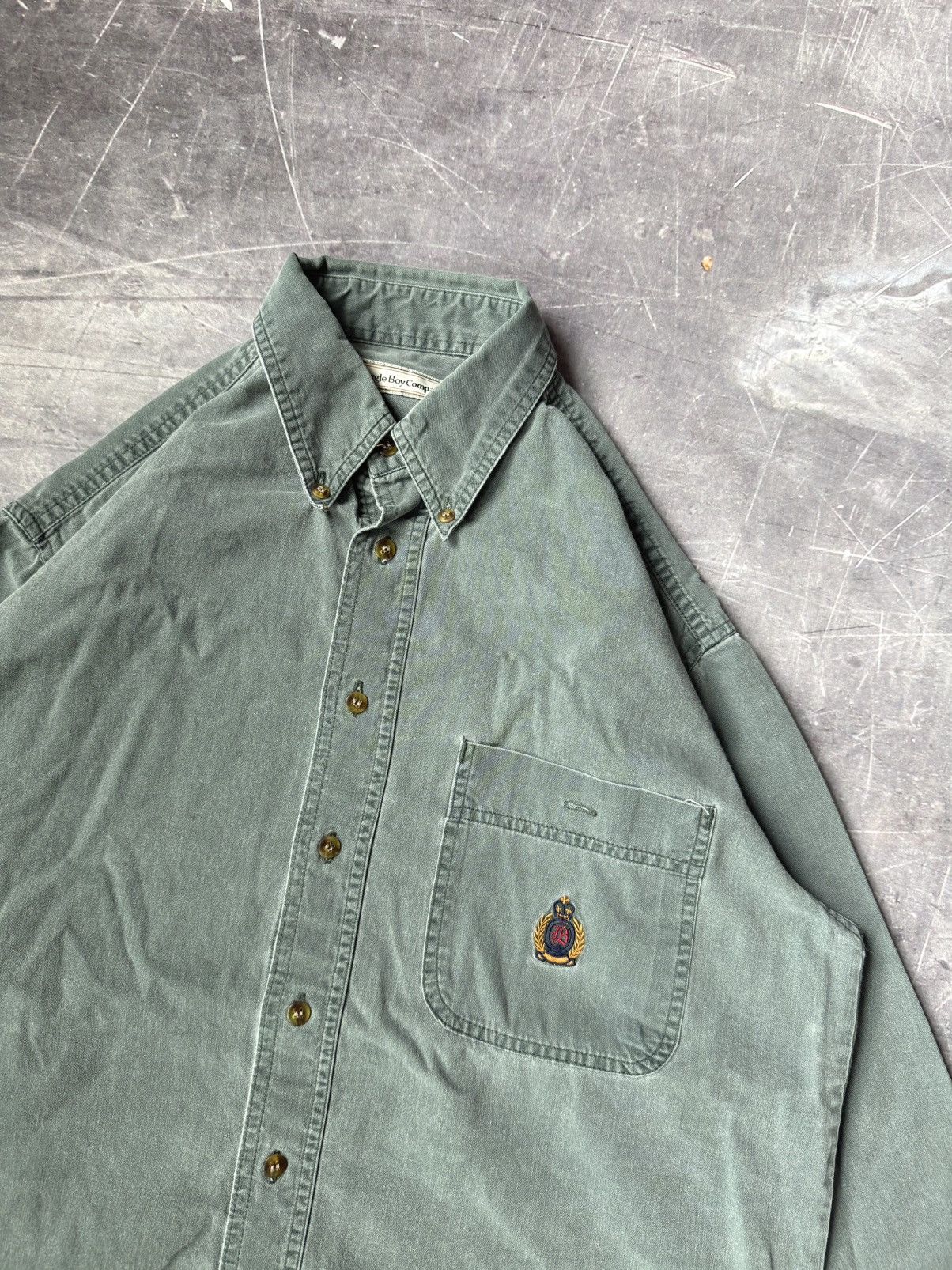 Vintage Vintage Bugle Boy Long Sleeve Buttondown Shirt (M) Size US M / EU 48-50 / 2 - 2 Thumbnail