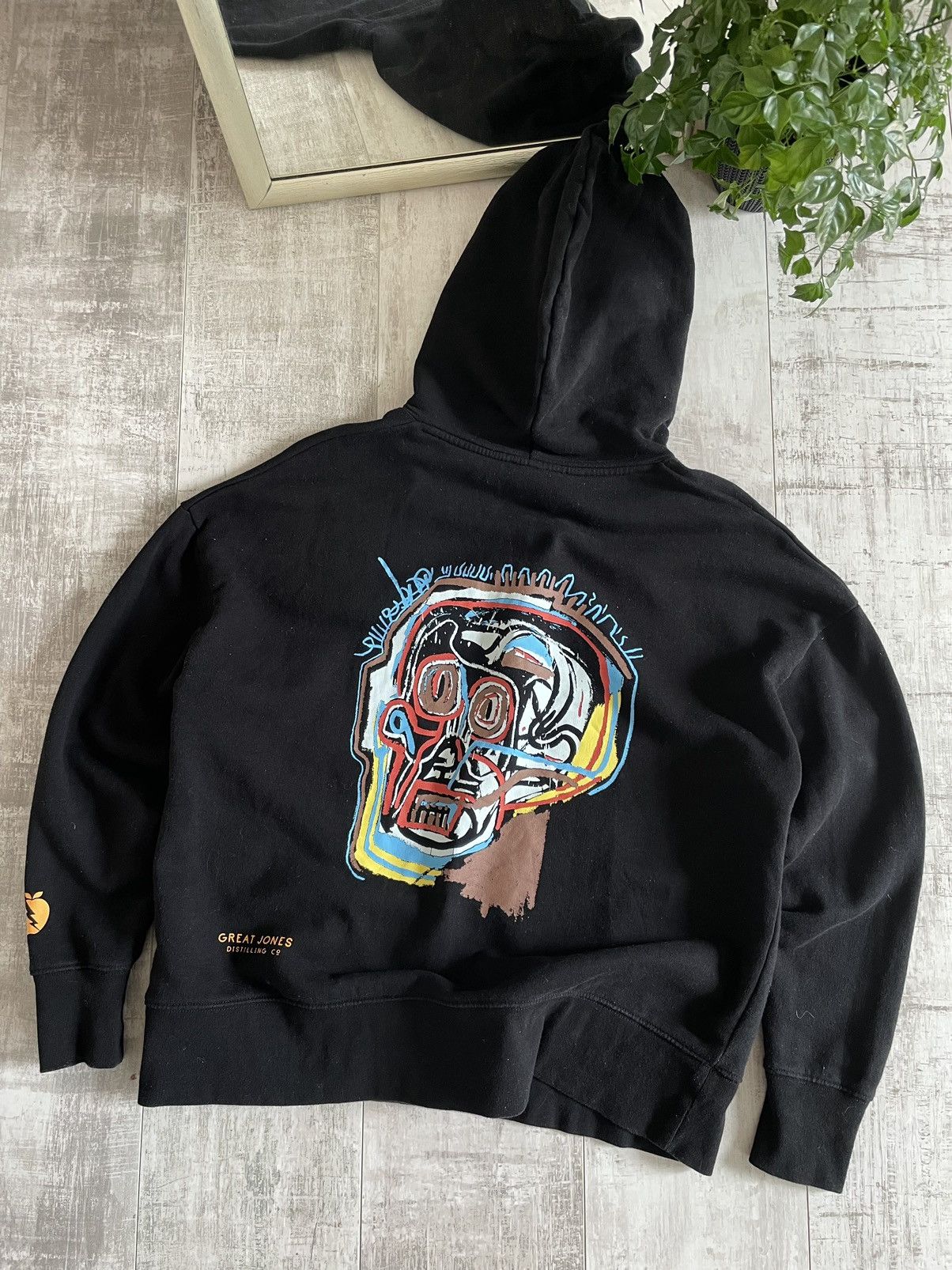 Jean-Michel Basquiat Jean Michel Basquiat x Rome Pays Off Skull Art Hoodie RARE Size US S / EU 44-46 / 1 - 3 Thumbnail