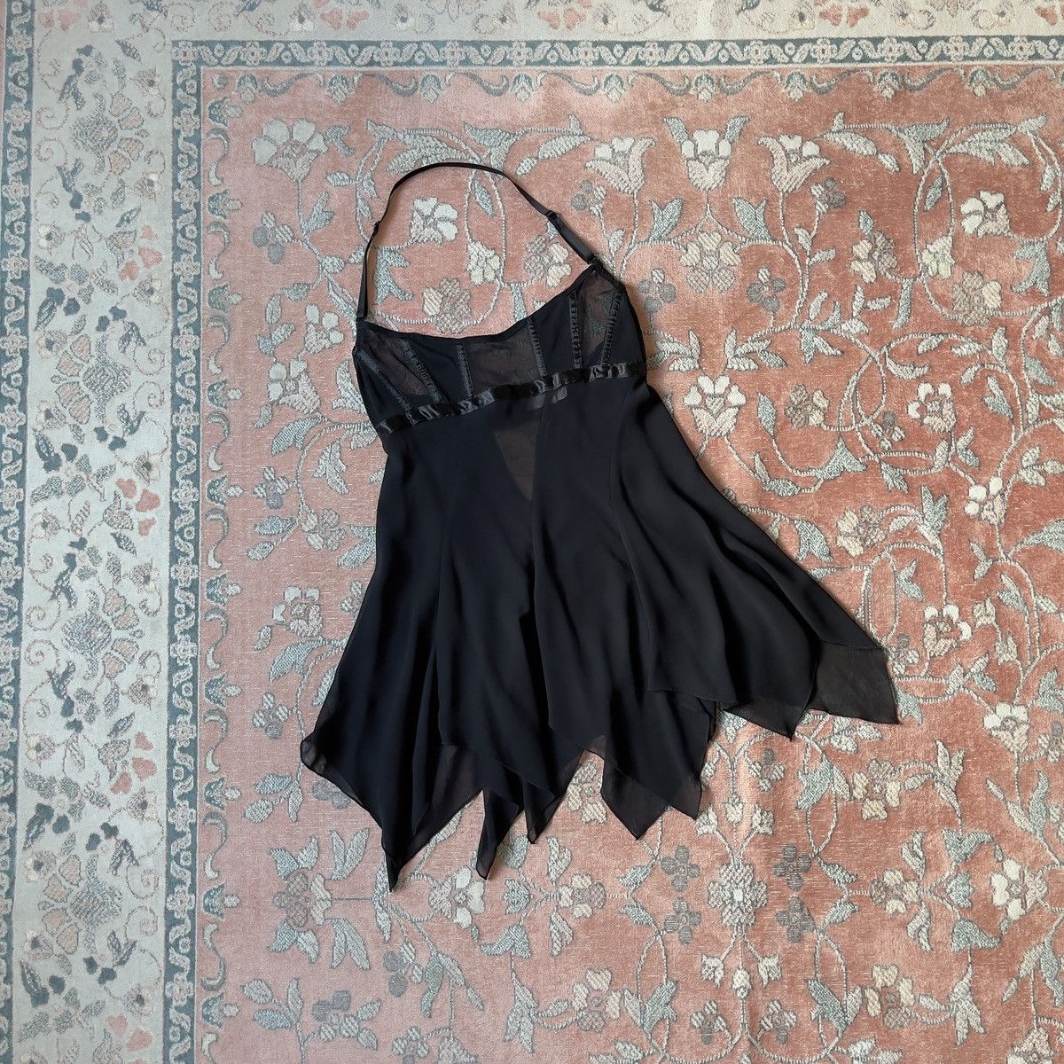 Victoria's Secret Victoria’s Secret Black Chiffon Slip Dress/Top (S–M) Size M / US 6-8 / IT 42-44 - 8 Thumbnail