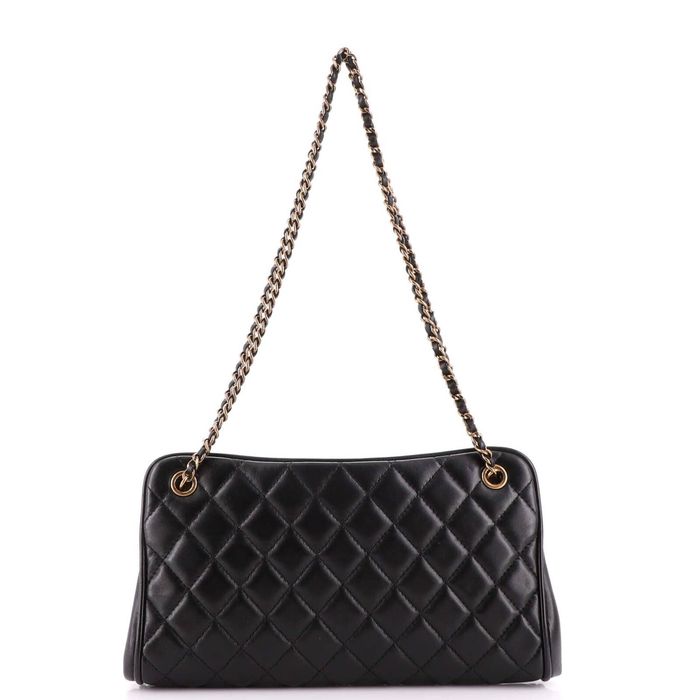Weekend Max Mara Leather Quilted Pasticcino Clutch Bag - Black - One Size