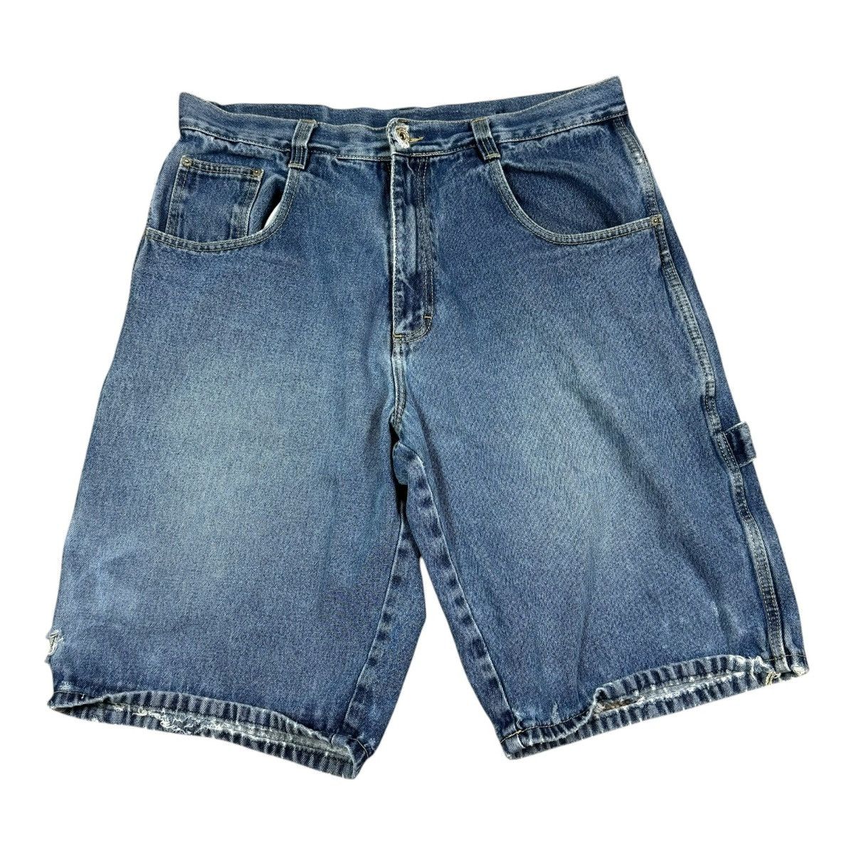 Southpole 2000s Southpole Baggy Denim Shorts Men's 36 FLAWS Size US 36 / EU 52 - 4 Thumbnail