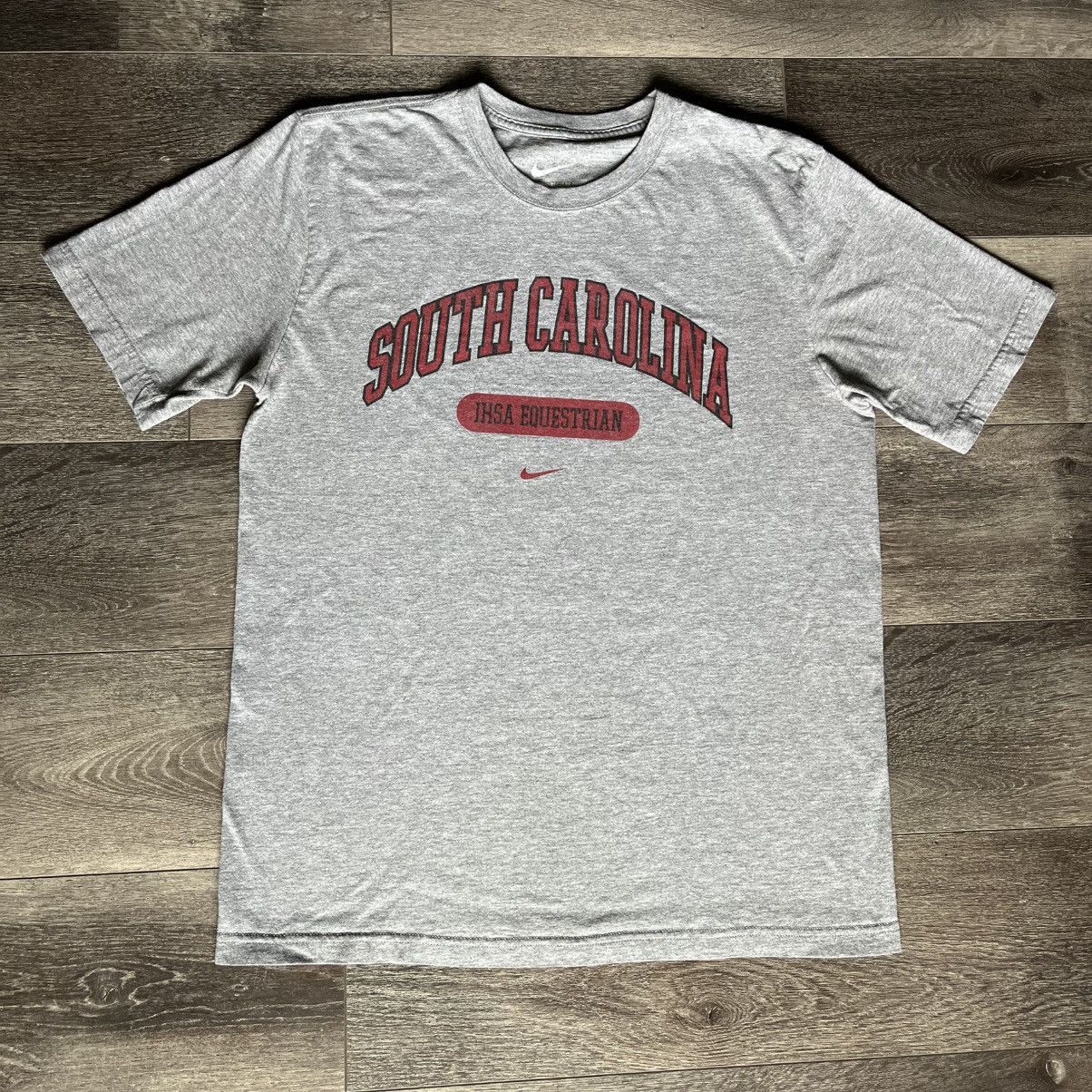 Nike Vintage Y2K South Carolina Equestrian Center Swoosh Logo Tee Size US M / EU 48-50 / 2 - 1 Thumbnail