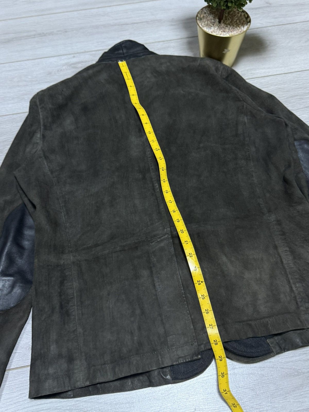 Allsaints Allsaints Keanu Reeves survey faded leather jacket blazer Size US XL / EU 56 / 4 - 7 Thumbnail