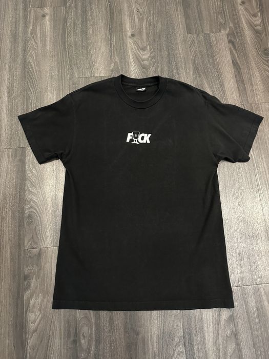Fuck The Population 2019 FTP x Undefeated U Fuck Logo Tee Shirt