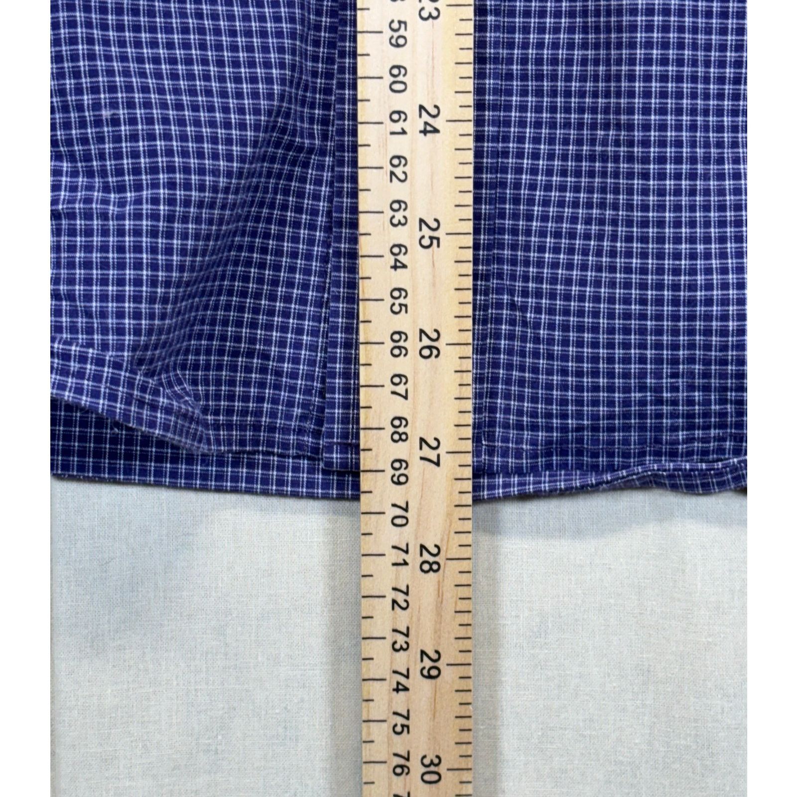 Ariat Ariat Pro Series Shirt Men's Small Blue Purple Plaid Stretch Size US S / EU 44-46 / 1 - 2 Thumbnail