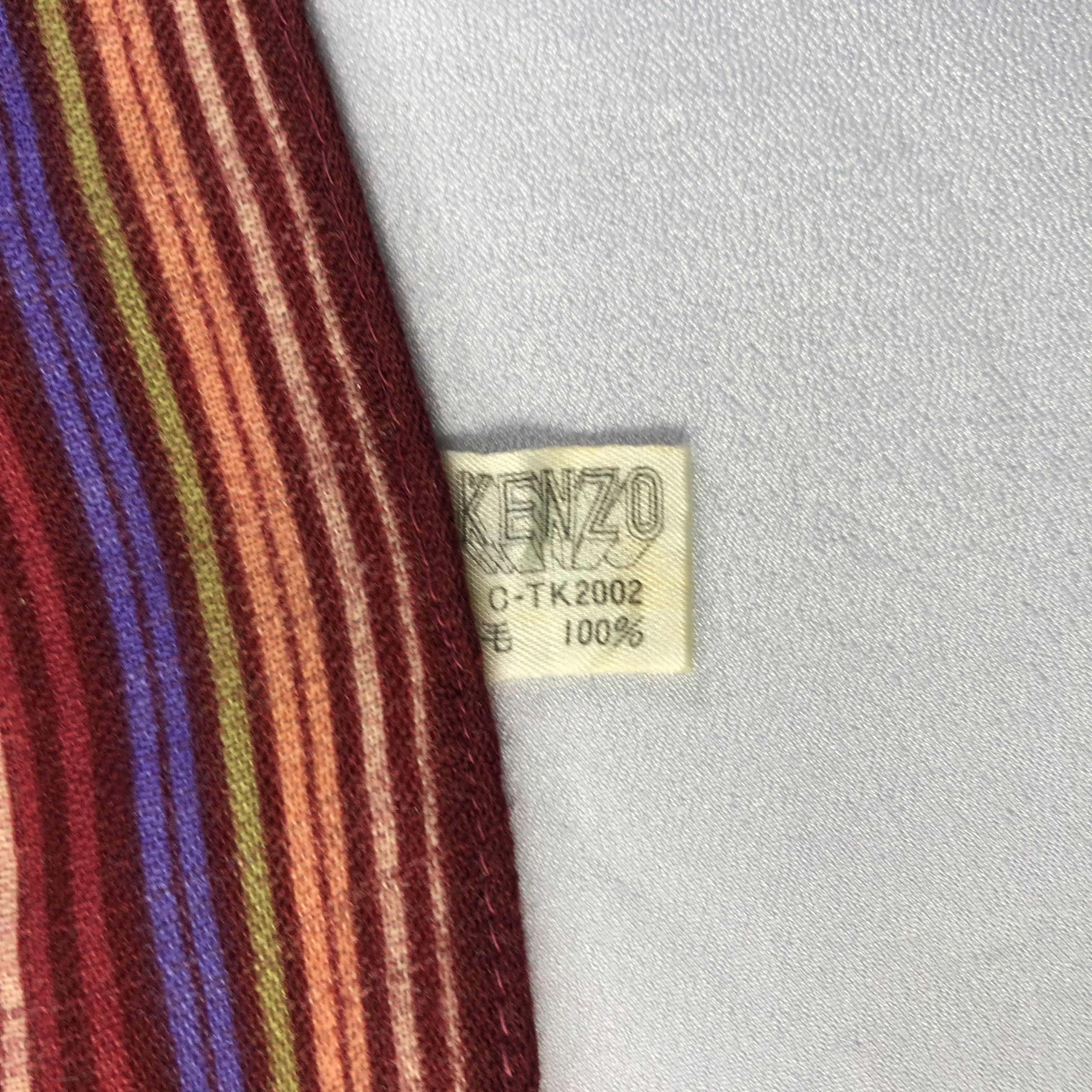 Kenzo × Vintage Vintage Kenzo Silk Scarf Size ONE SIZE - 6 Thumbnail