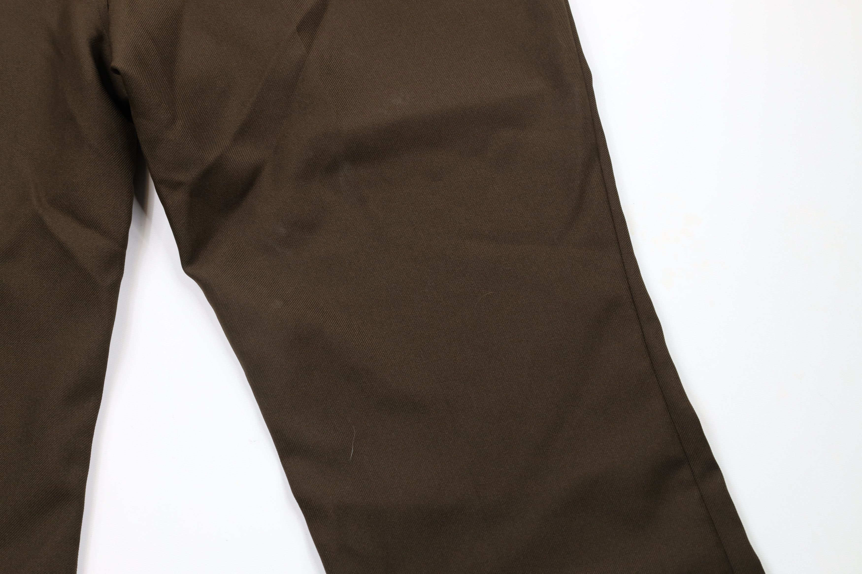 Vintage Vintage 90s Streetwear Front Knit Wide Leg Chino Pants Brown Size US 44 / EU 60 - 13 Thumbnail