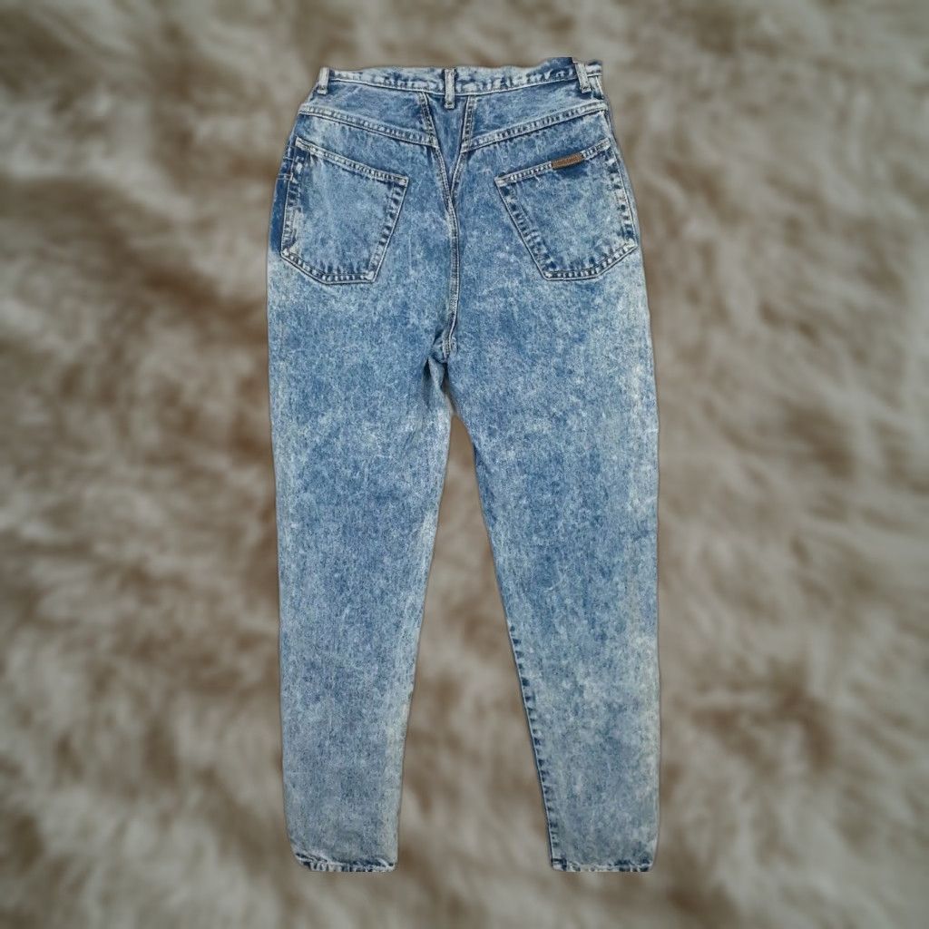 Vintage VINTAGE Gitano Denim Jeans Tapered High Rise Mom Womens 29x31 Long 14 29 Blue Cotton Cotton Denim Regular Rise 90s? Size 29" - 1 Thumbnail