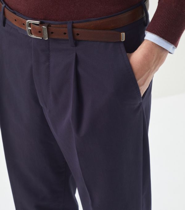 Brunello Cucinelli Suit in Dark Blue Size 54R - 4 Thumbnail