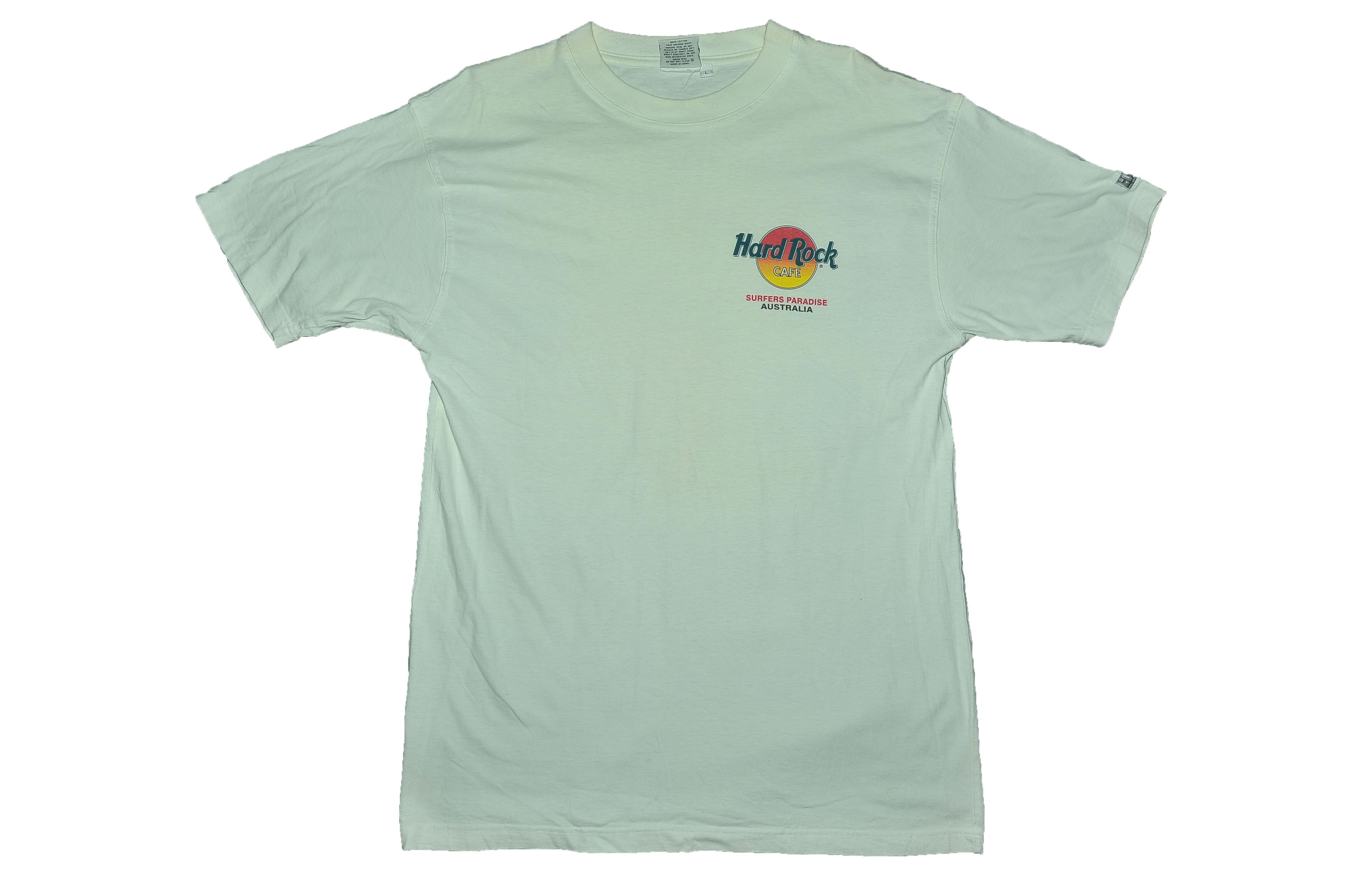 Vintage Vintage 90s Hard Rock Australia Surf T-shirt Size US L / EU 52-54 / 3 - 1 Thumbnail