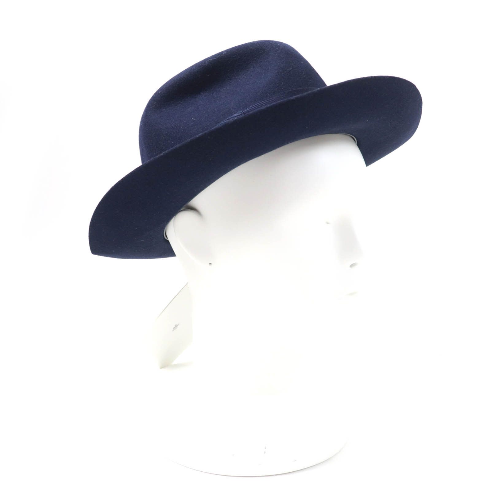 Hermes Hermes Hermes Rabbit felt Leather and Felt Hat Leather Hats DUTY FREE for USA Size ONE SIZE - 1 Thumbnail