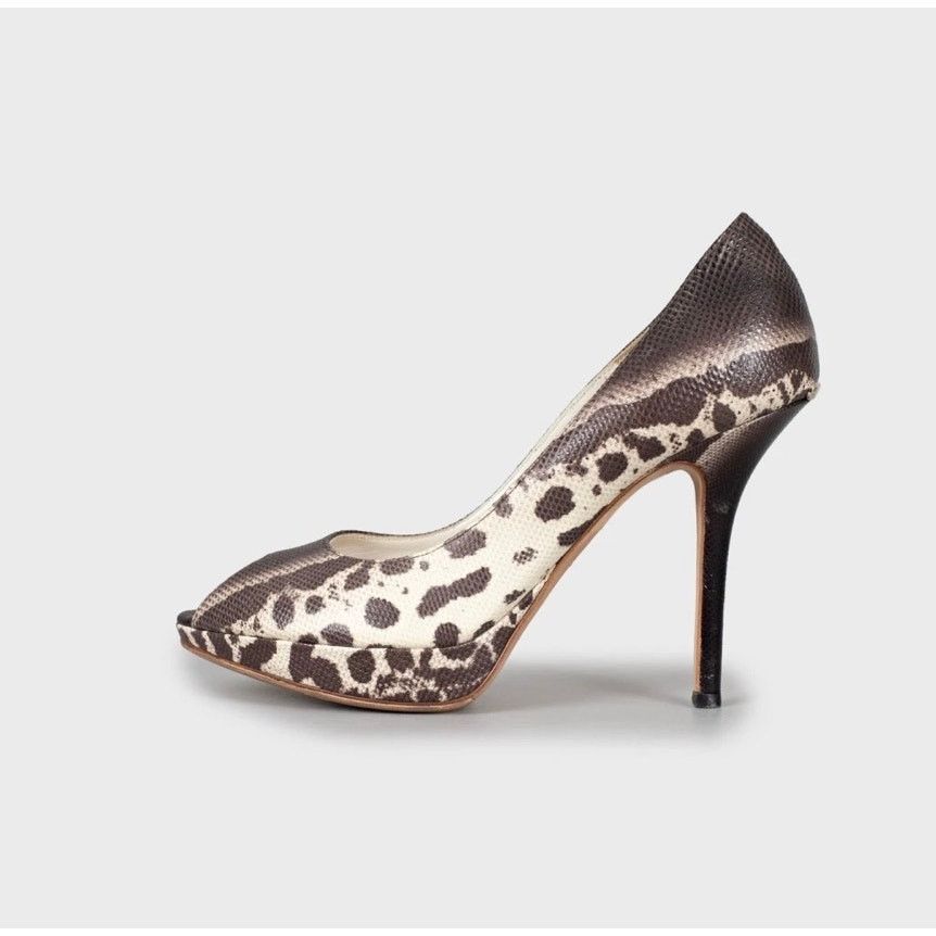 Dior Christian Dior Miss Dior Karung Leather Pumps Sz.38.5 Size US 7.5 / IT 37.5 - 1 Thumbnail