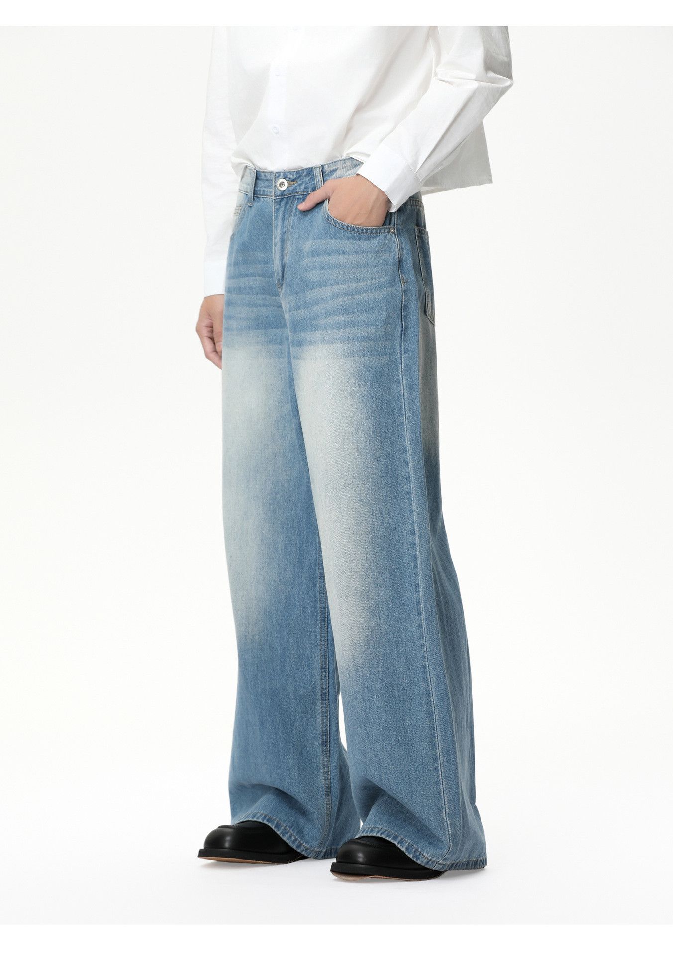 Japanese Brand Japanese retro classic washed denim jeans Size US 32 / EU 48 - 2 Thumbnail