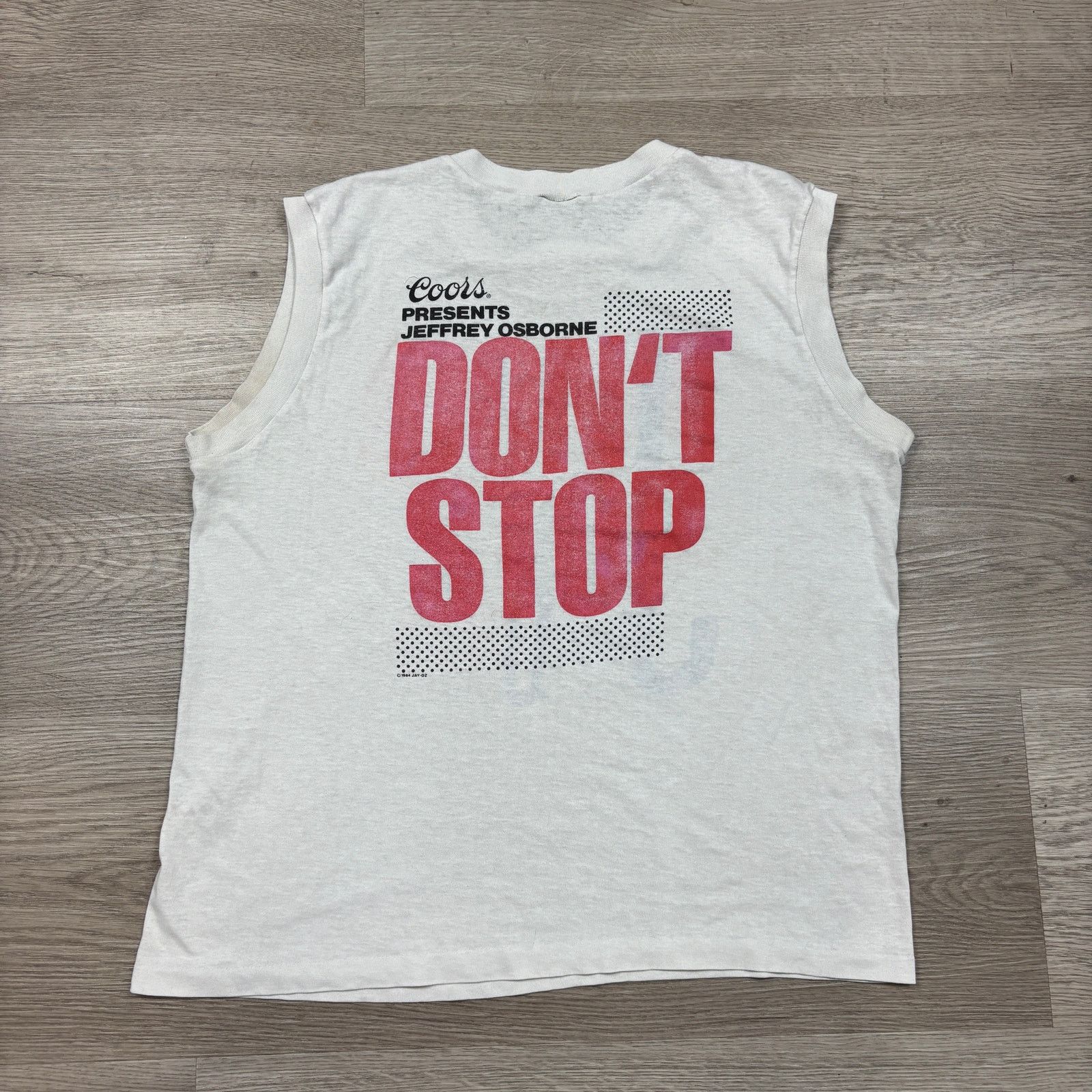 Band Tees × Vintage Vintage 80s Jeffrey Osborne Don't Stop Concert Tank Men's M Size US M / EU 48-50 / 2 - 4 Thumbnail