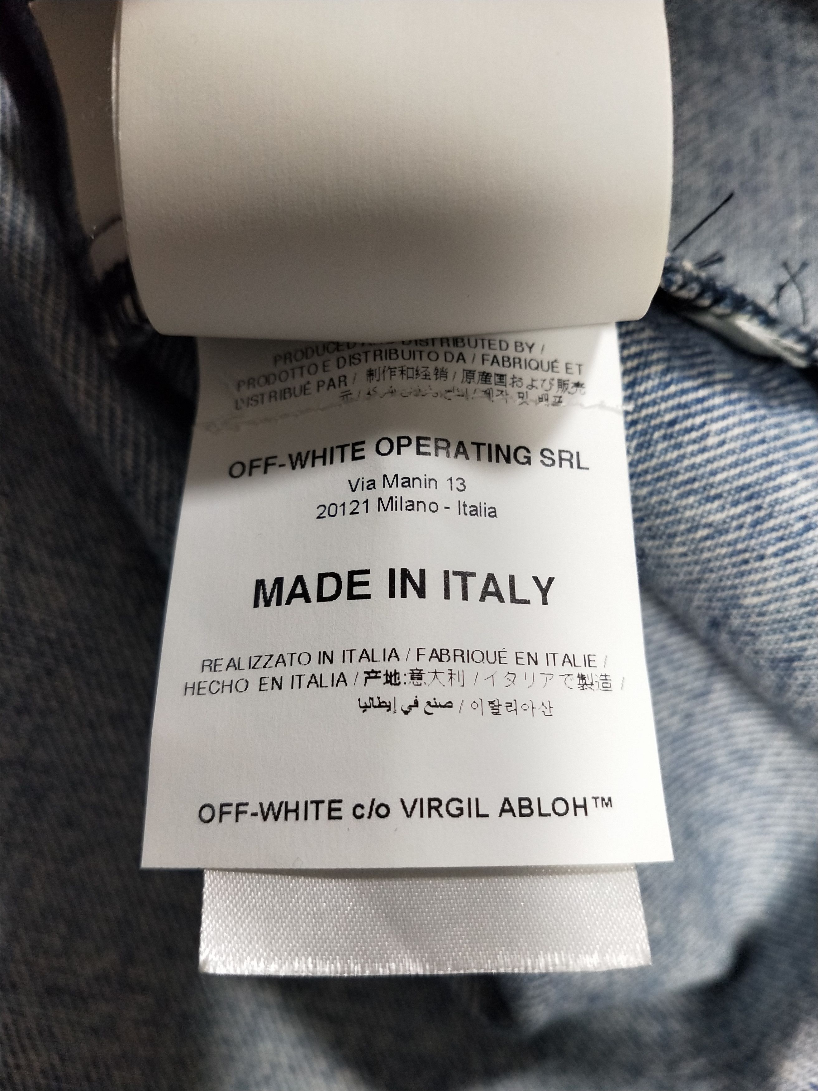 Off-White Doodle Arrow Denim Shirt Size US M / EU 48-50 / 2 - 7 Thumbnail