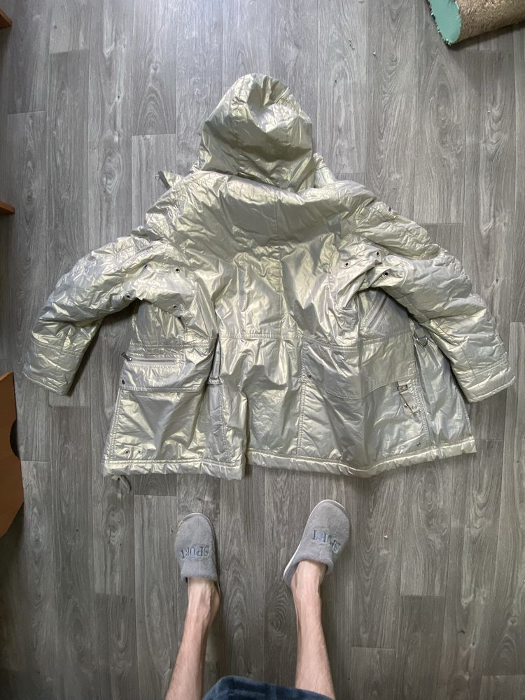 Prada Prada Metallic Puffer Goat fur Vintage Jacket Size US M / EU 48-50 / 2 - 2 Thumbnail