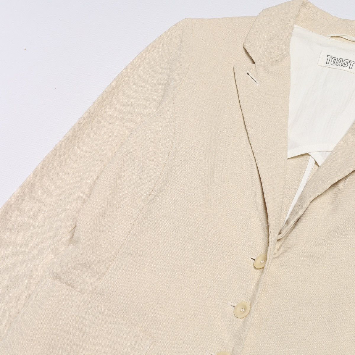 Other Toast Hemp Beige Blazer Jacket Engand Size M / US 6-8 / IT 42-44 - 5 Thumbnail