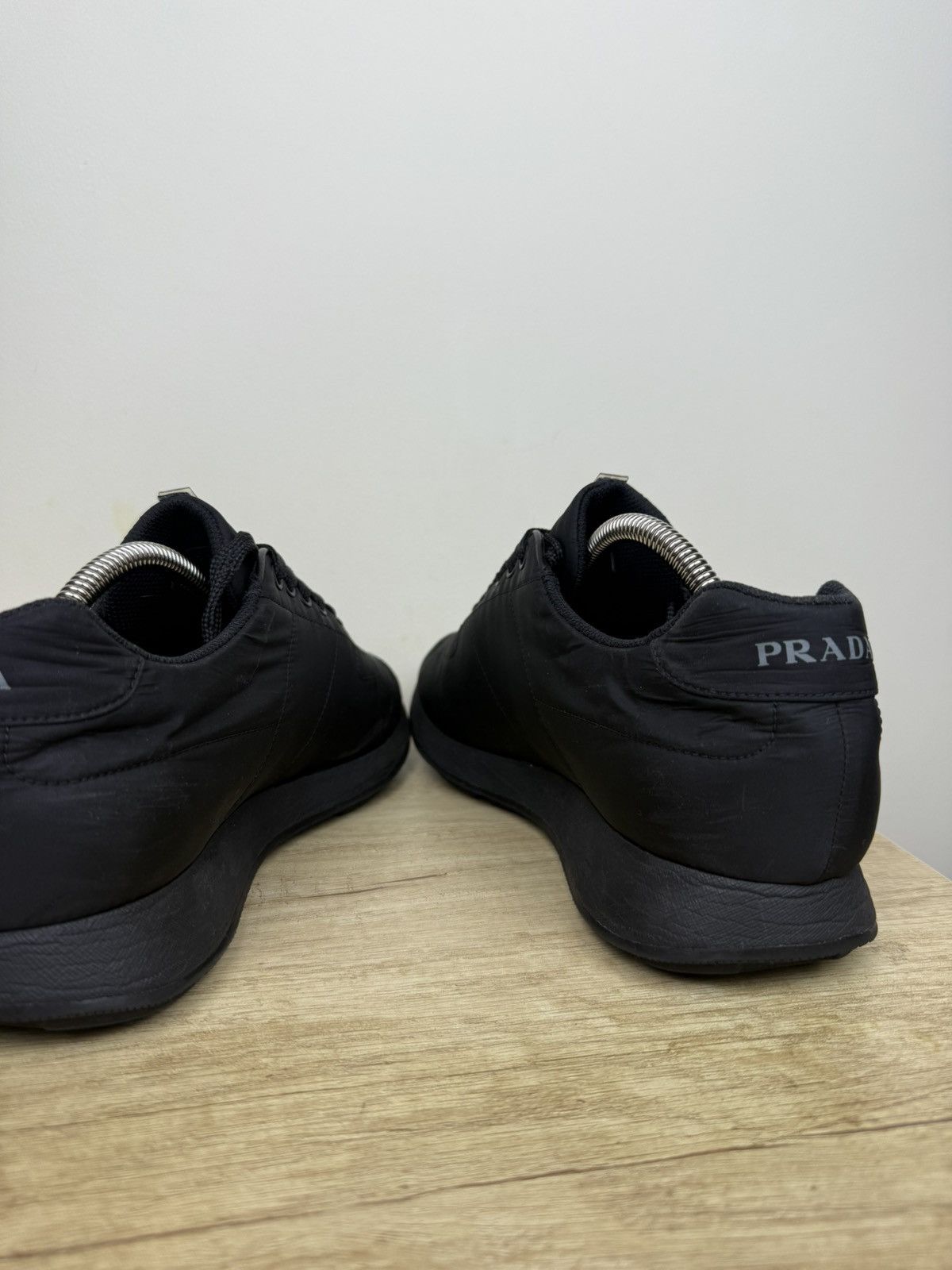 Prada Prada Linea Rossa Nylon Sneakers — Black, Size 7 vintage Size US 7 / EU 40 - 5 Thumbnail