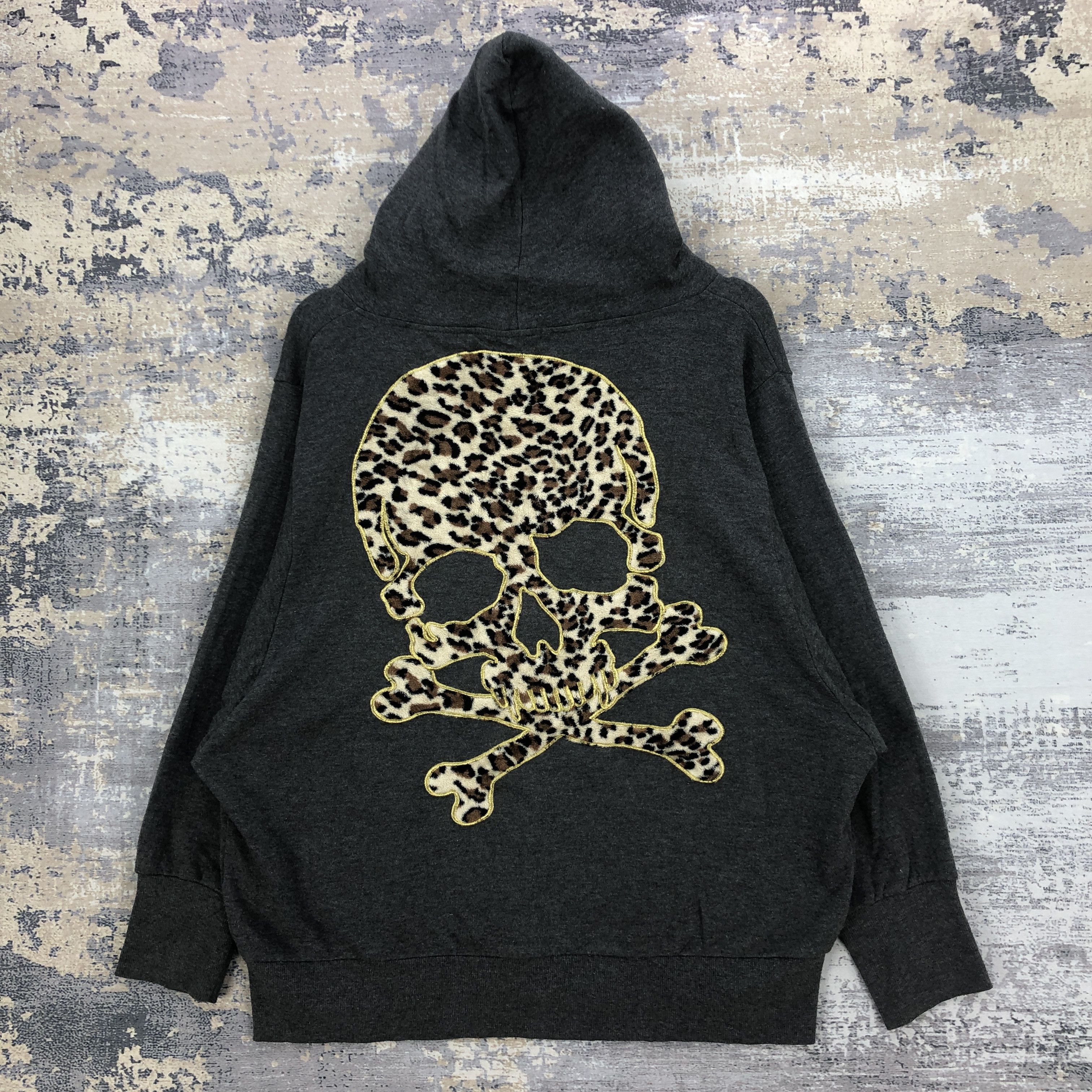 Japanese Brand × Vintage Vintage Skulls Hoodie Sweater Pleasant Kindness Sweatshirt Size US L / EU 52-54 / 3 - 1 Thumbnail