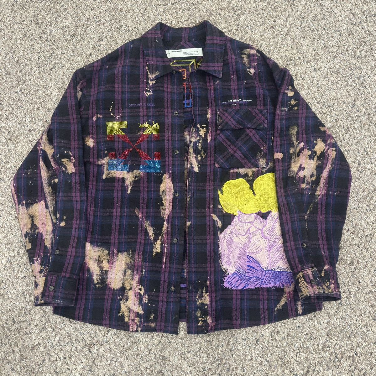 Off-White Offwhite x Murder Bravado Flannel Size US M / EU 48-50 / 2 - 1 Thumbnail