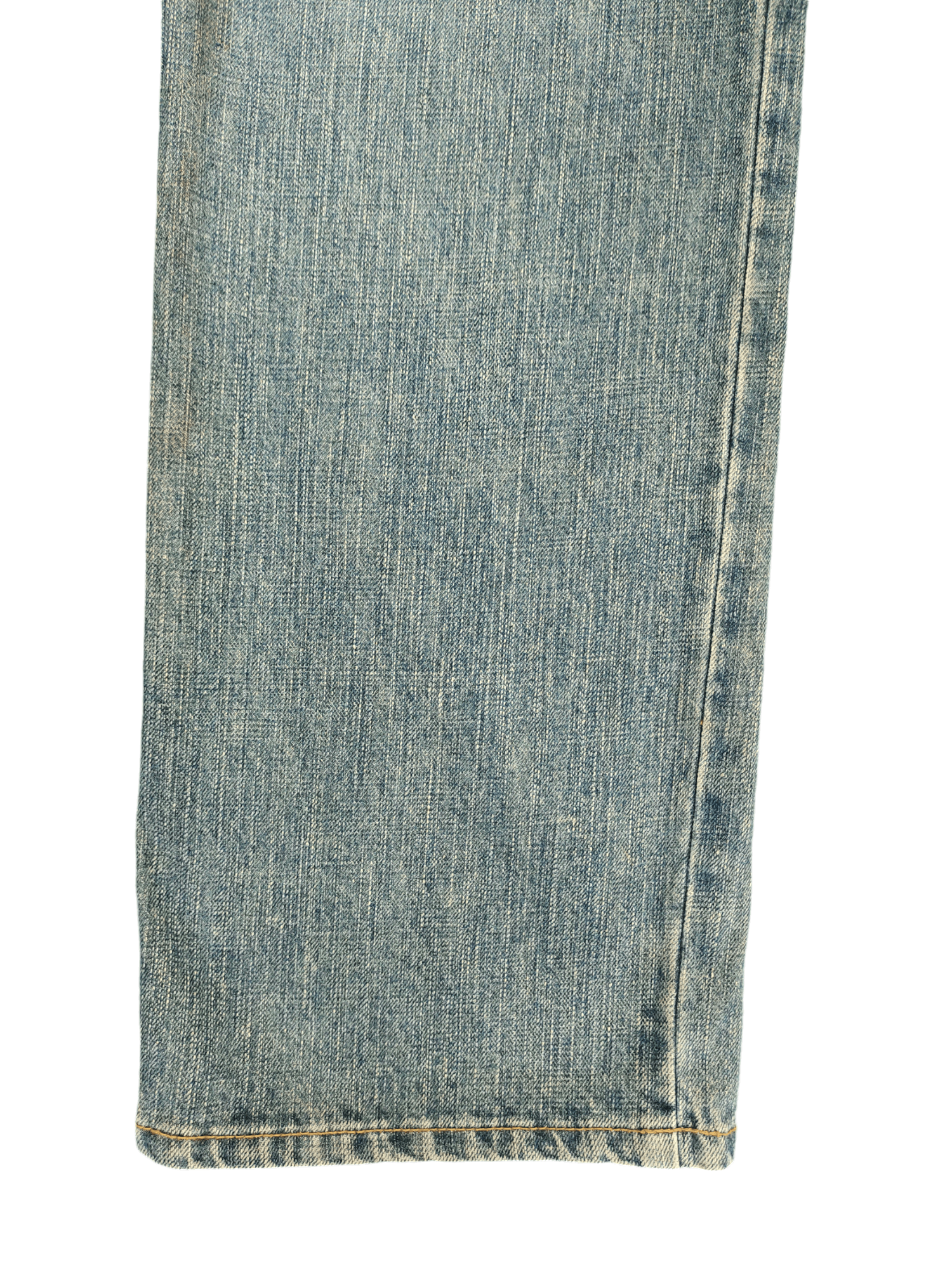 Japanese Brand Baggy Jeans Earth Music Double Waist Denim Wide Leg Y2k Jnco Size US 33 - 7 Thumbnail
