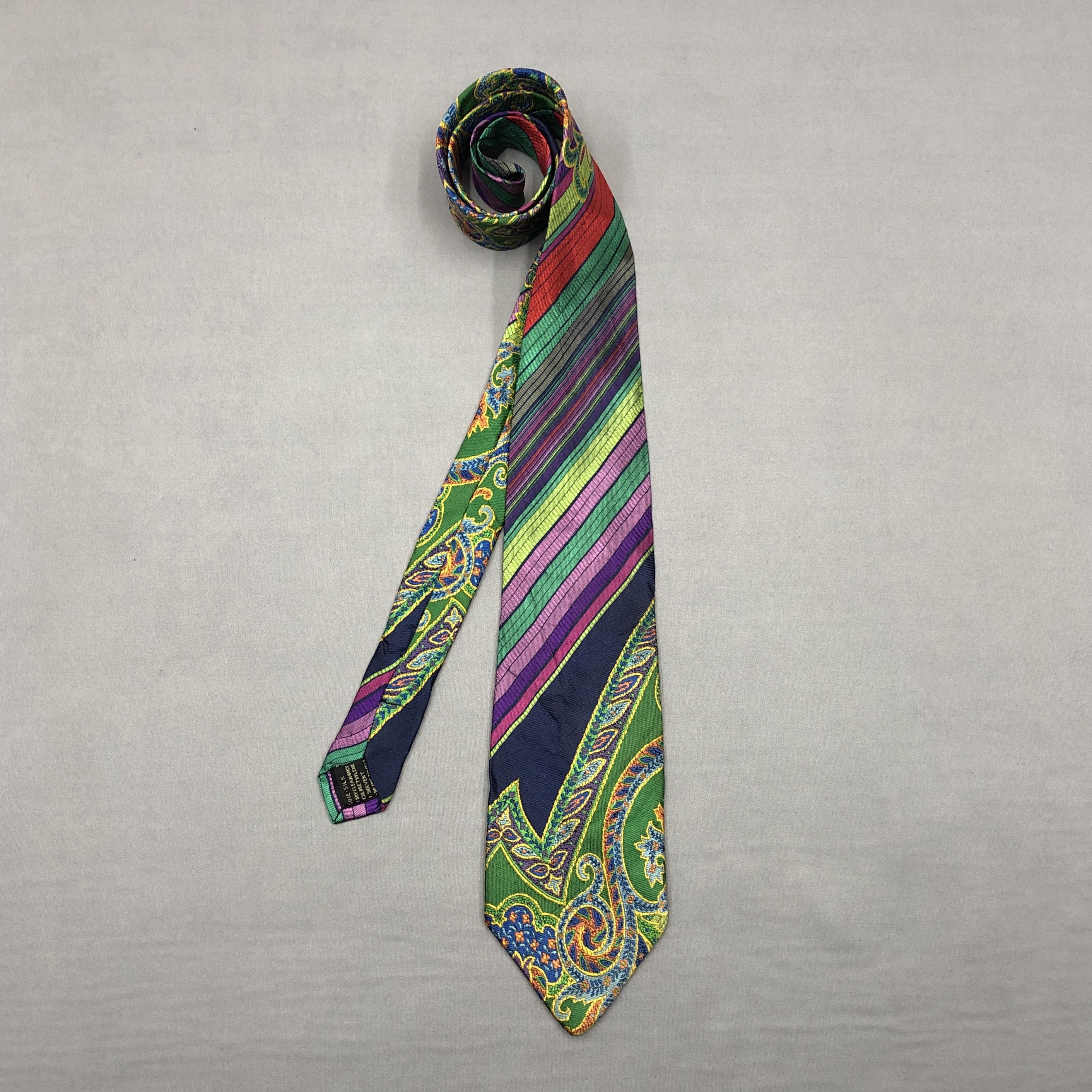 Versace Vintage Gianni Versace SILK Necktie Cravate Silk Neck Tie Size ONE SIZE - 1 Thumbnail
