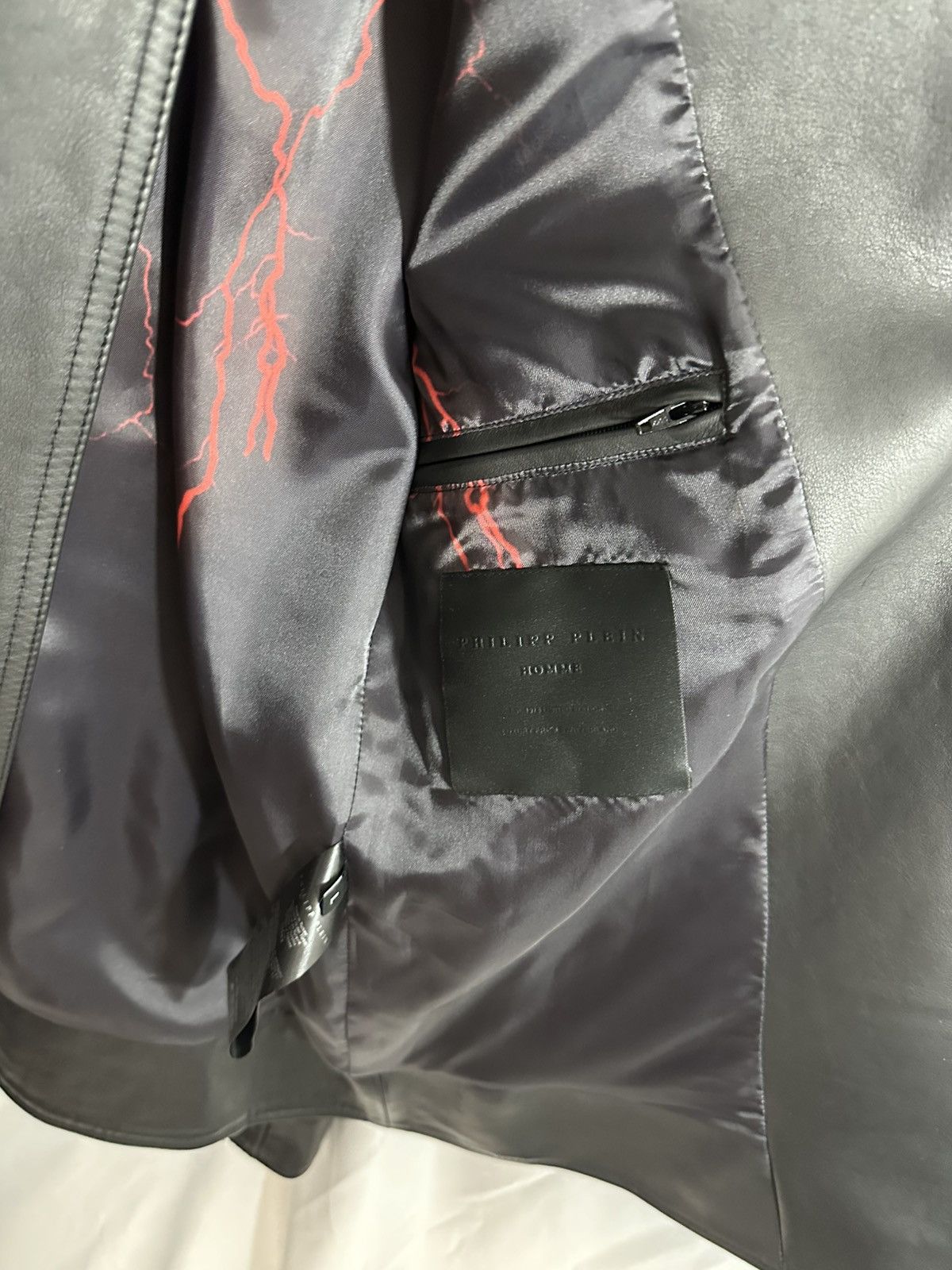 Philipp Plein PHILIPP PLEIN LEATHER SKULL JACKET Size US L / EU 52-54 / 3 - 17 Thumbnail