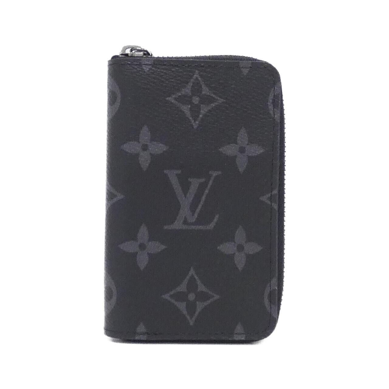 Louis Vuitton Louis Vuitton Louis Vuitton Monogram Eclipse Coin Case Textile Coin Case M81662 DUTY FREE for USA Size ONE SIZE - 1 Thumbnail