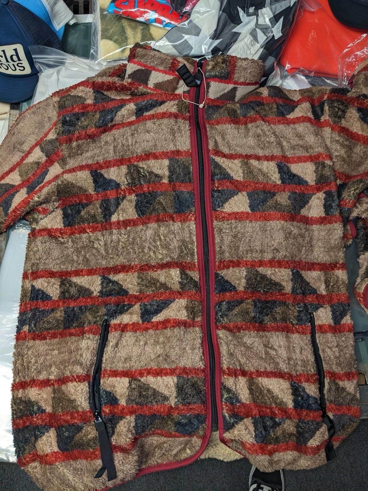 Kapital Kapital Pueblo Stripe Fleece Pullover Brown Size 4 Size US XL / EU 56 / 4 - 8 Thumbnail