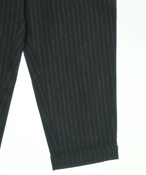 Comme des Garcons Black Cropped Striped Wool Long Pants Size US 30 / EU 46 - 6 Thumbnail
