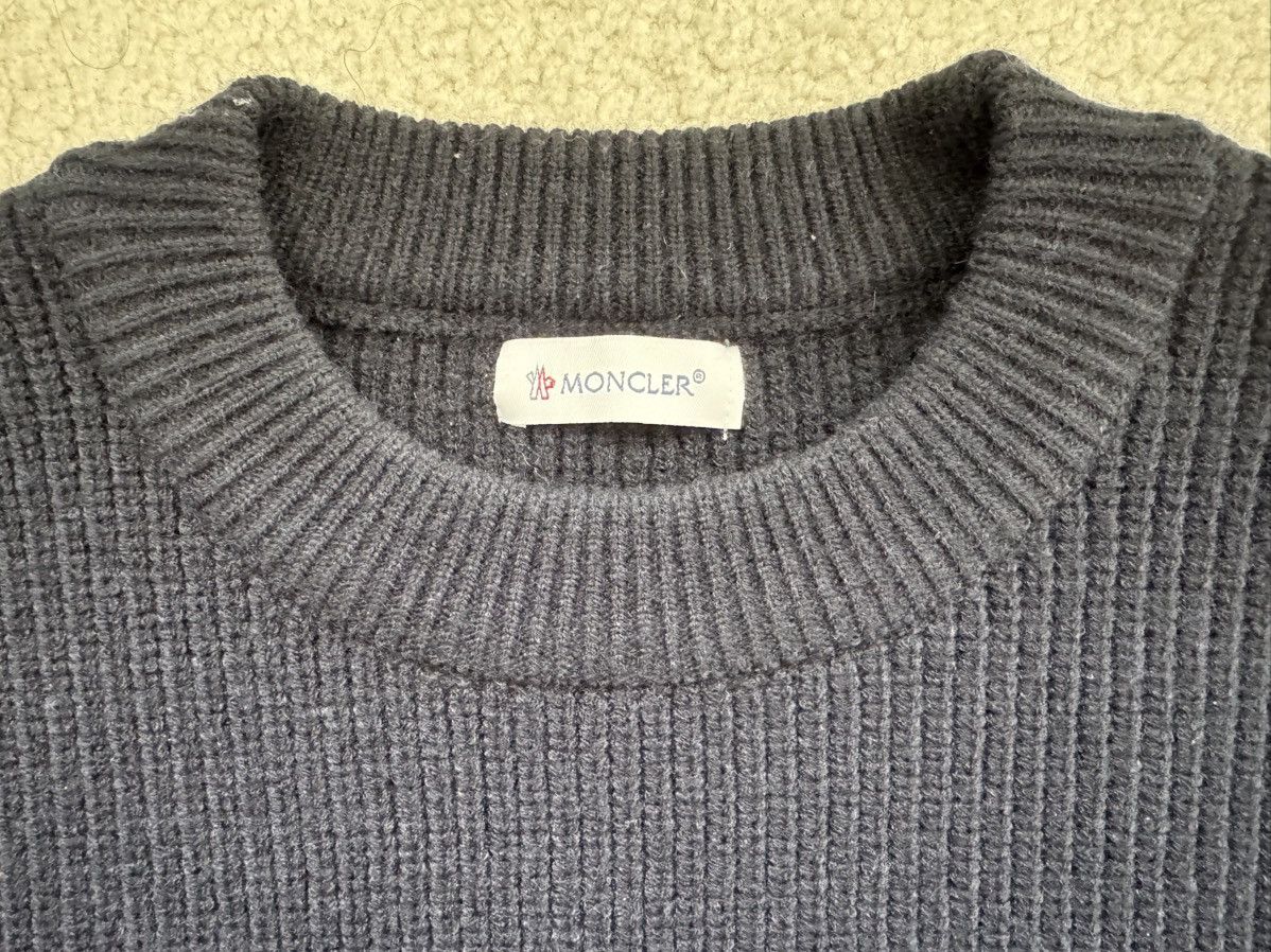 Moncler Moncler black slim fit sweater Size US M / EU 48-50 / 2 - 2 Thumbnail