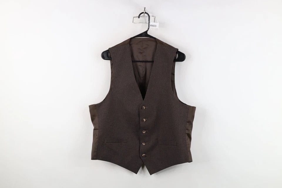 Vintage Vintage 70s Streetwear 2 Piece Suit Coat Blazer Jacket Vest Size US XXL / EU 58 / 5 - 12 Thumbnail