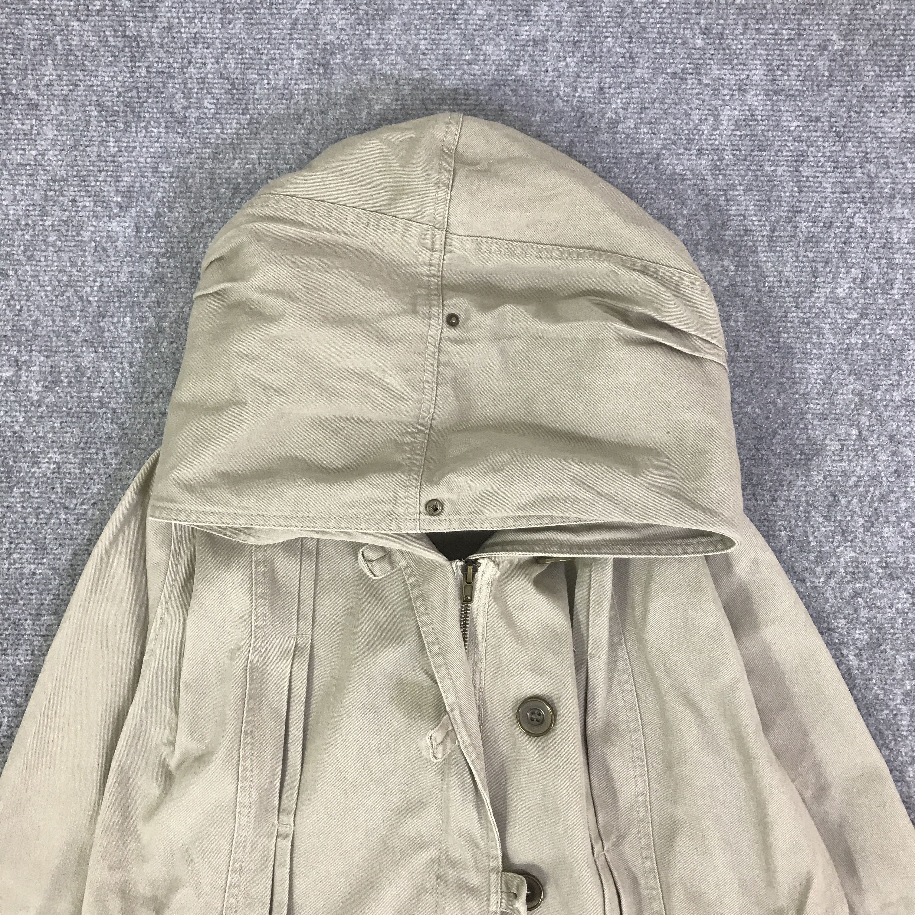 Japanese Brand BRUSH JAPAN STYLE HOODIE KHAKI JACKET K122B4 Size US M / EU 48-50 / 2 - 2 Thumbnail