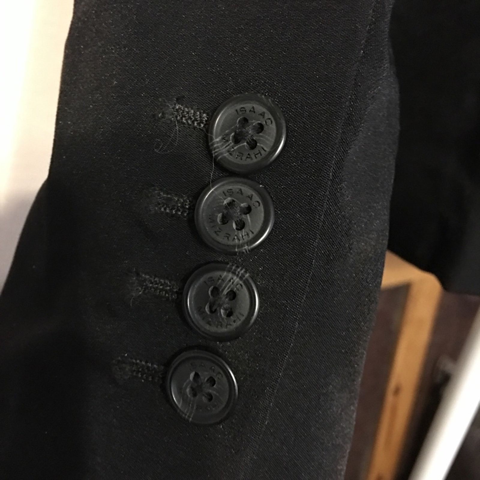 Isaac Mizrahi Isaac Mizrahi Classic black 2 button front jacket Size L / US 10 / IT 46 - 5 Thumbnail