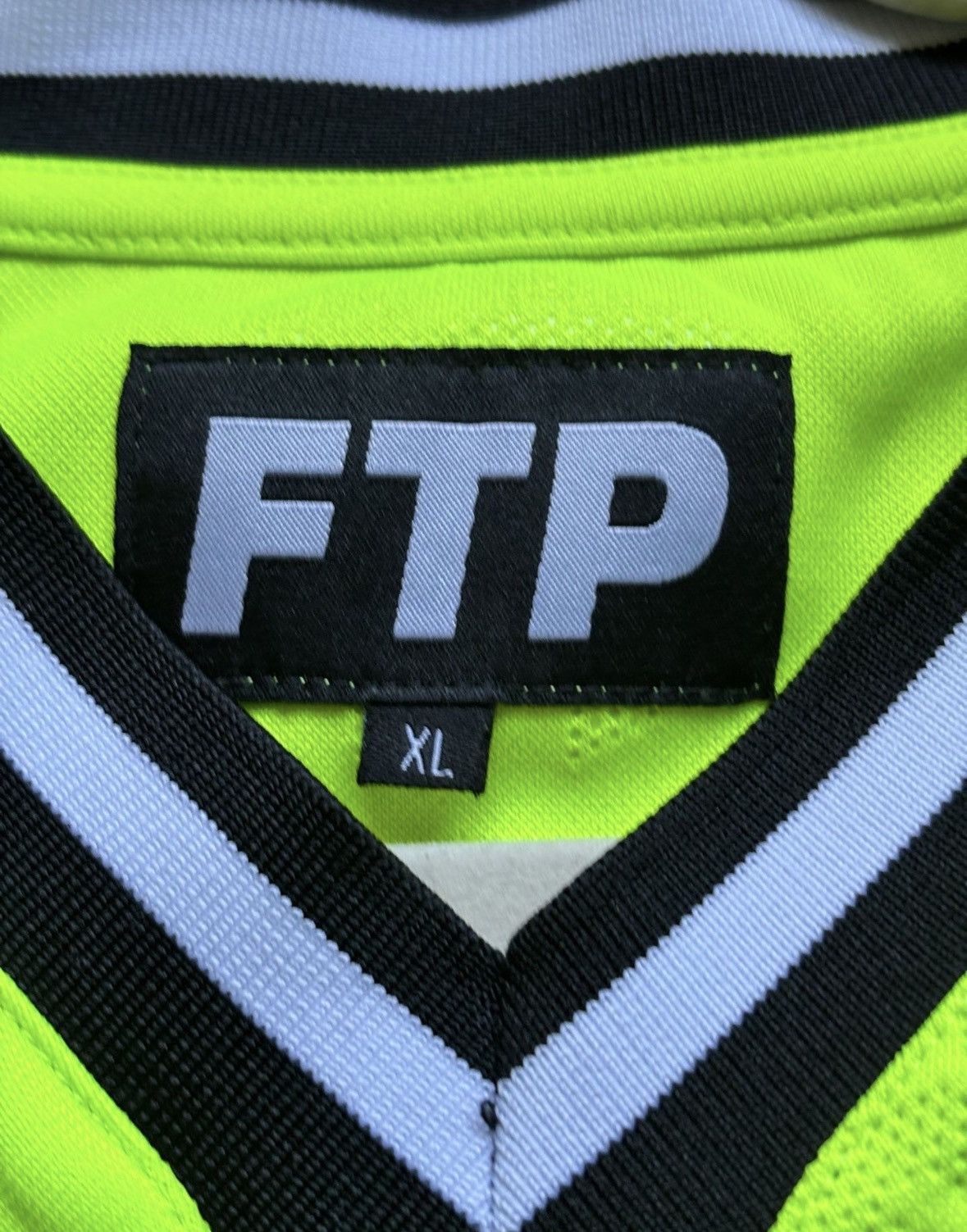 Fuck The Population FTP Neon Soccer Jersey Size US XL / EU 56 / 4 - 2 Thumbnail