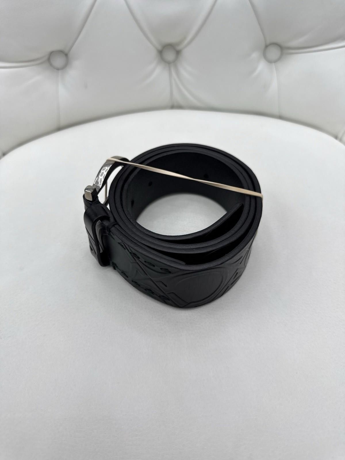 Salvatore Ferragamo SALVATORE FERRAGAMO - MENS BLK LEATHER BELT Size ONE SIZE - 5 Thumbnail