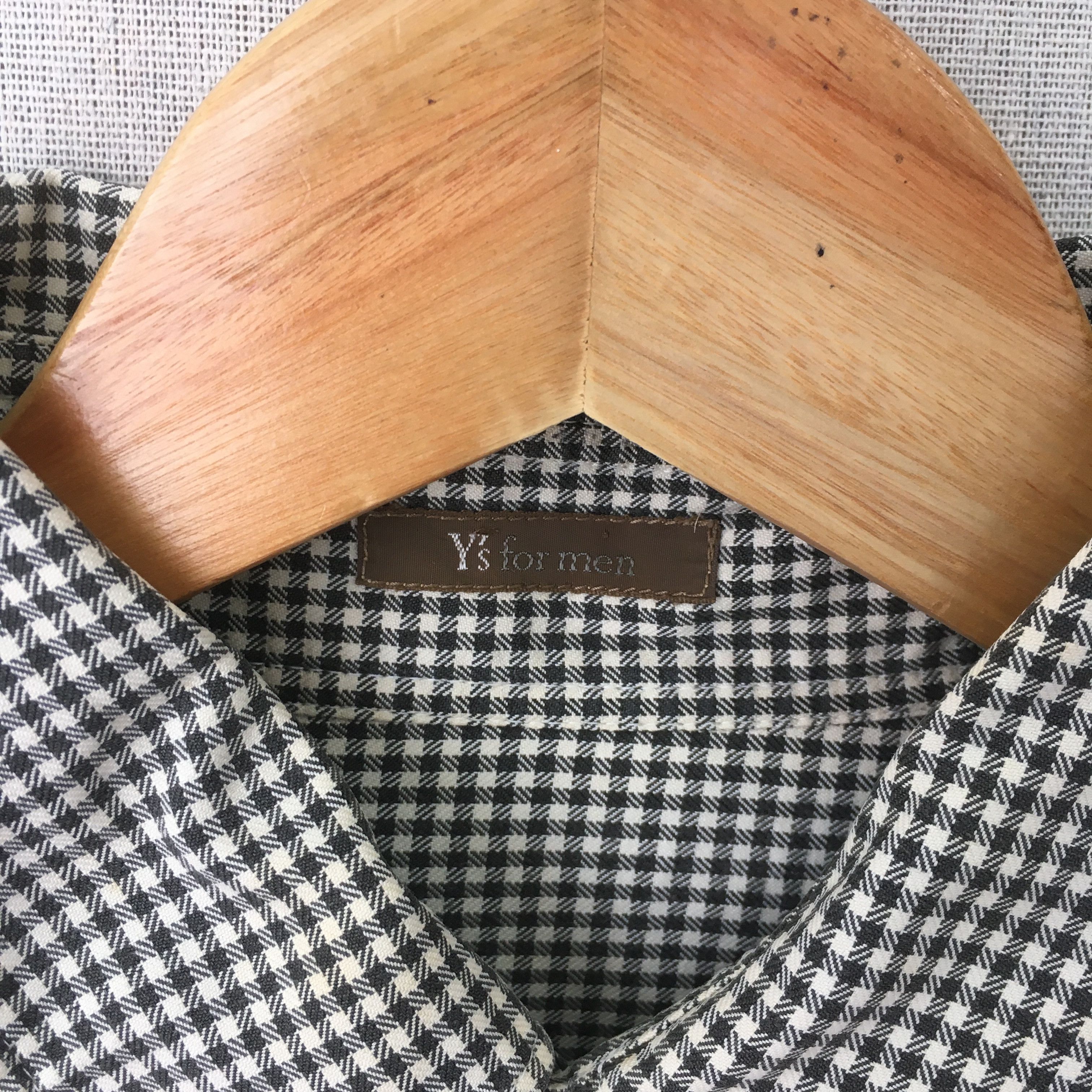 Y's for Men Vintage Ys For Men Yohji Plaid Checkered Gingham Shirt XL Size US XL / EU 56 / 4 - 5 Thumbnail