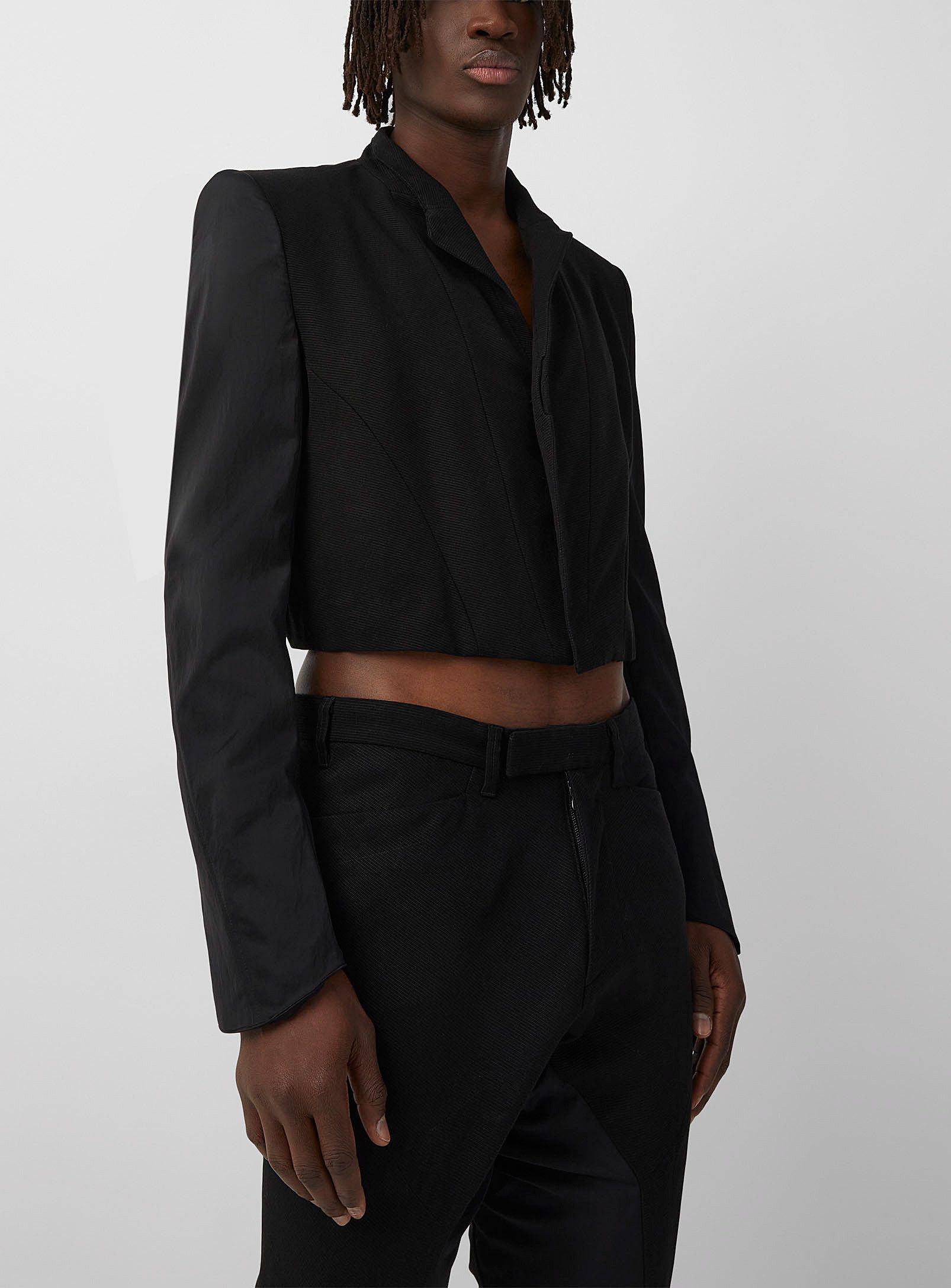 Julius BNWT SS23 JULIUS "GALLU" DUAL MATERIAL CROPPED JACKET 3 Size US L / EU 52-54 / 3 - 1 Thumbnail