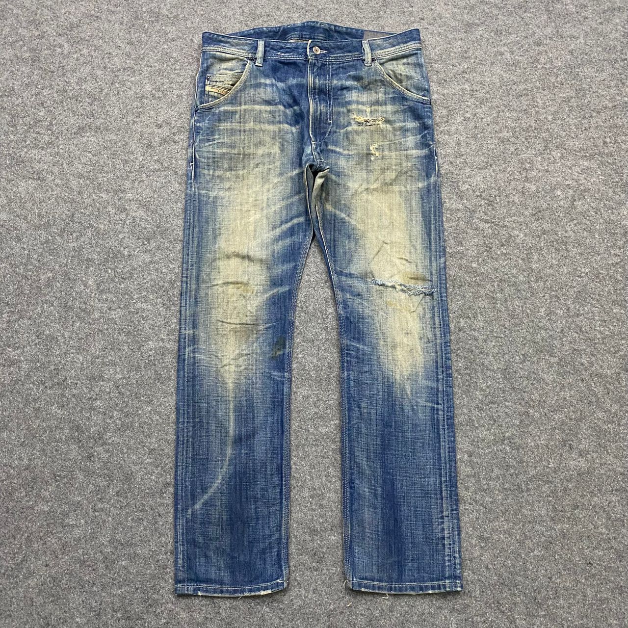 Diesel 💥Best Offer💥Vintage Diesel Industry Distressed Denim Size US 34 / EU 50 - 1 Thumbnail